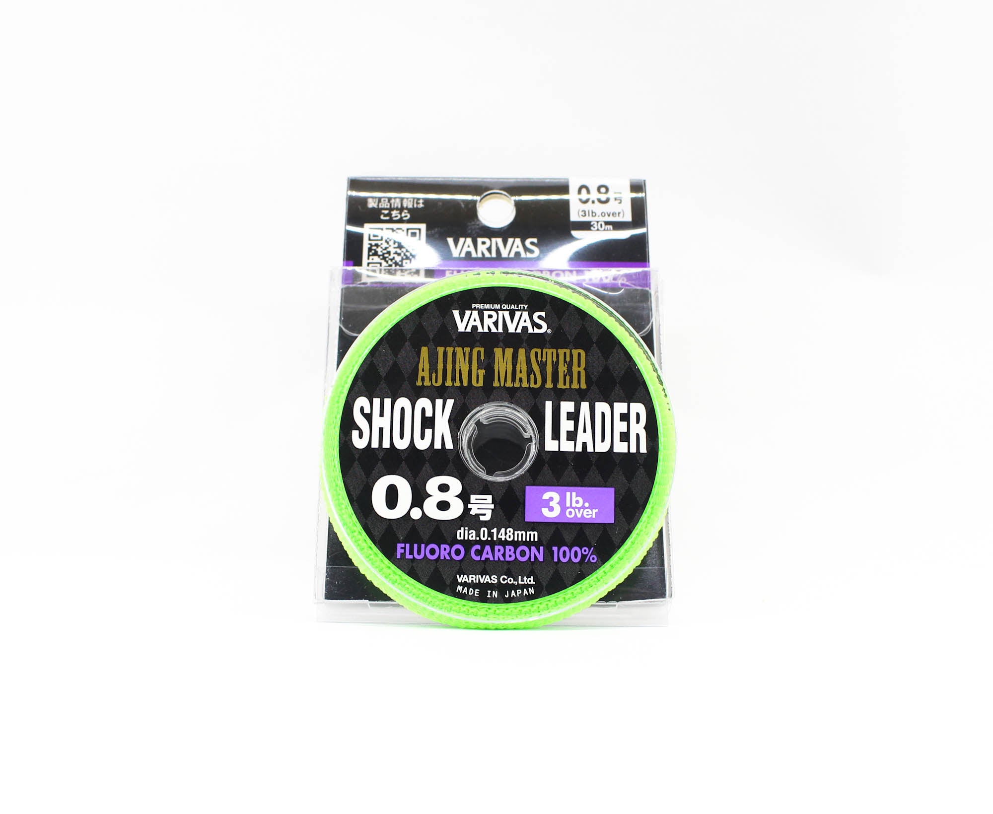 Varivas Fluorocarbon Ajing Master Shock Leader Line 30m 3lb (5347)