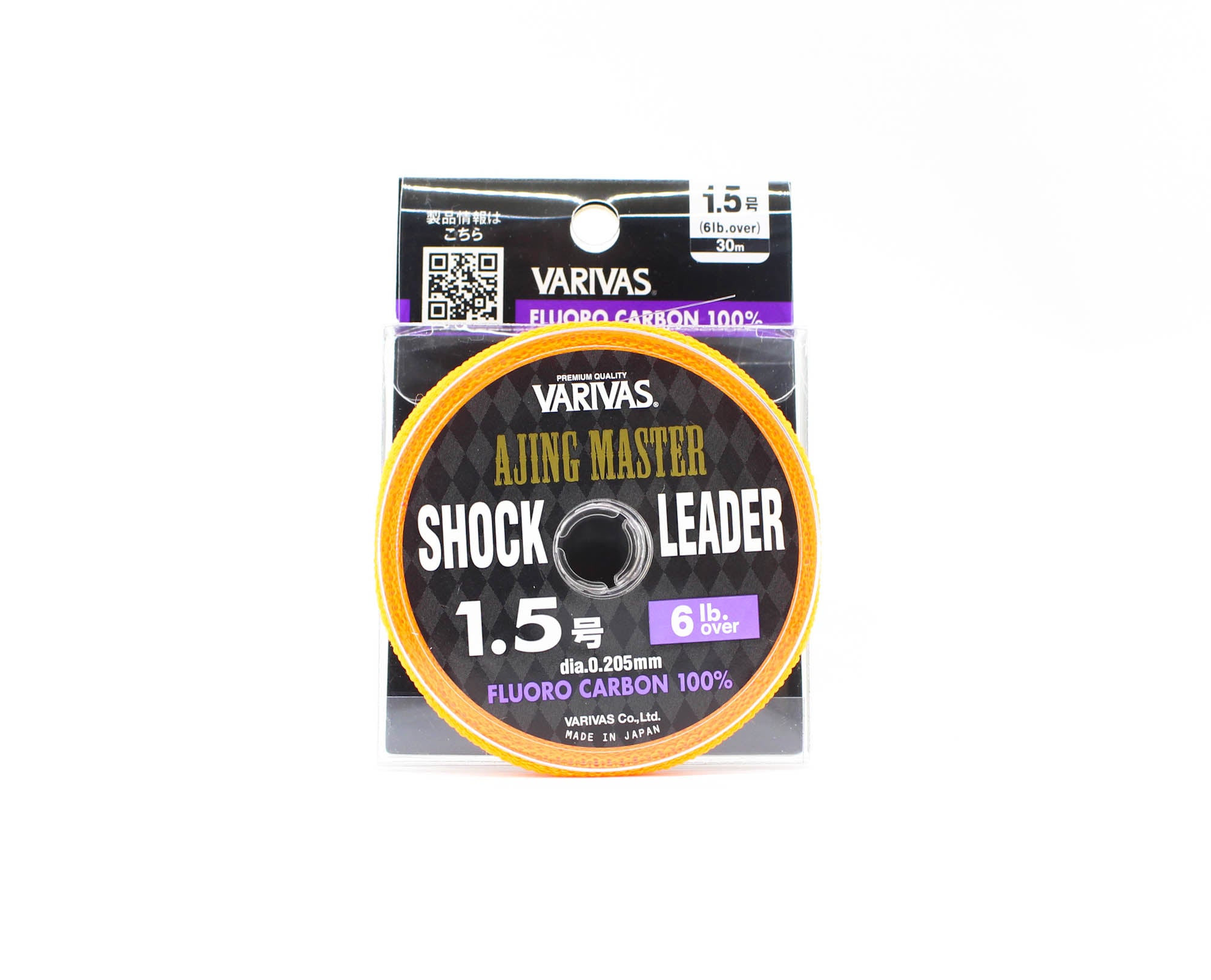 Varivas Fluorocarbon Ajing Master Shock Leader Line 30m 6lb (5378)