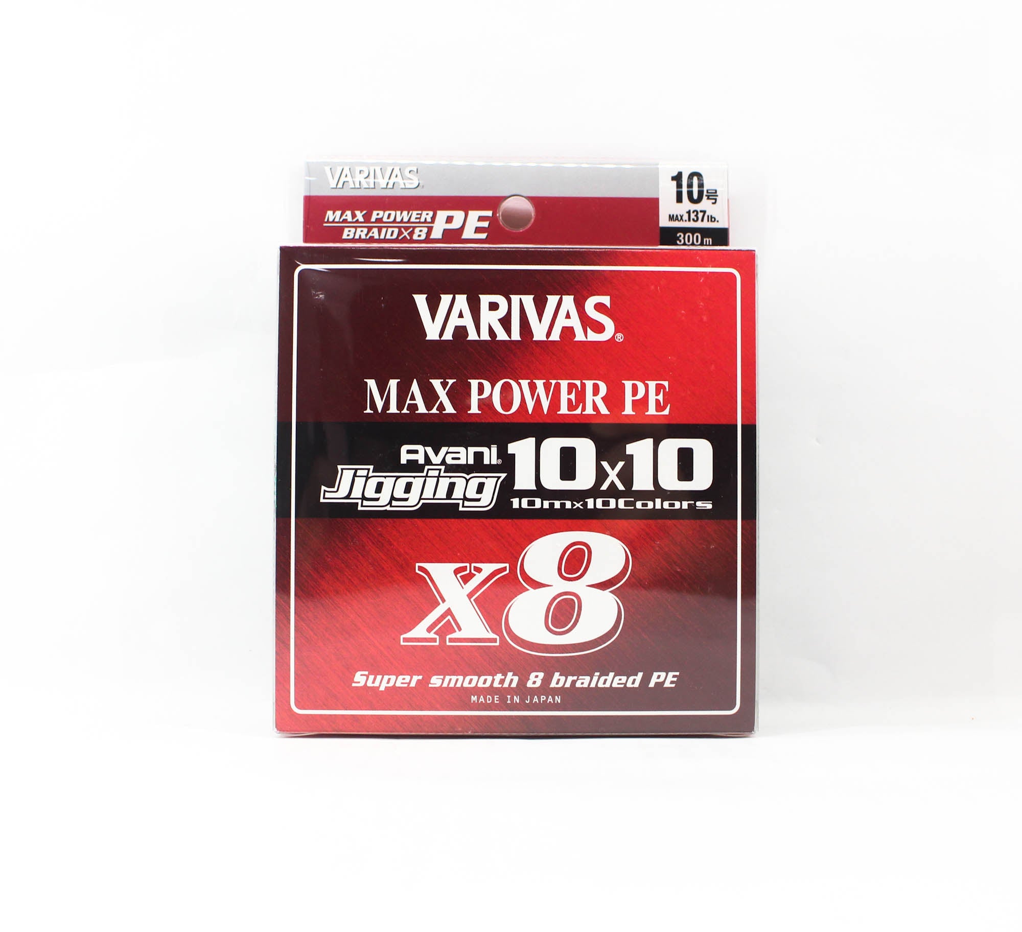 Varivas P.E Line Avani Jigging Max Power 10 x 10 300m P.E 10 137lb (7549)