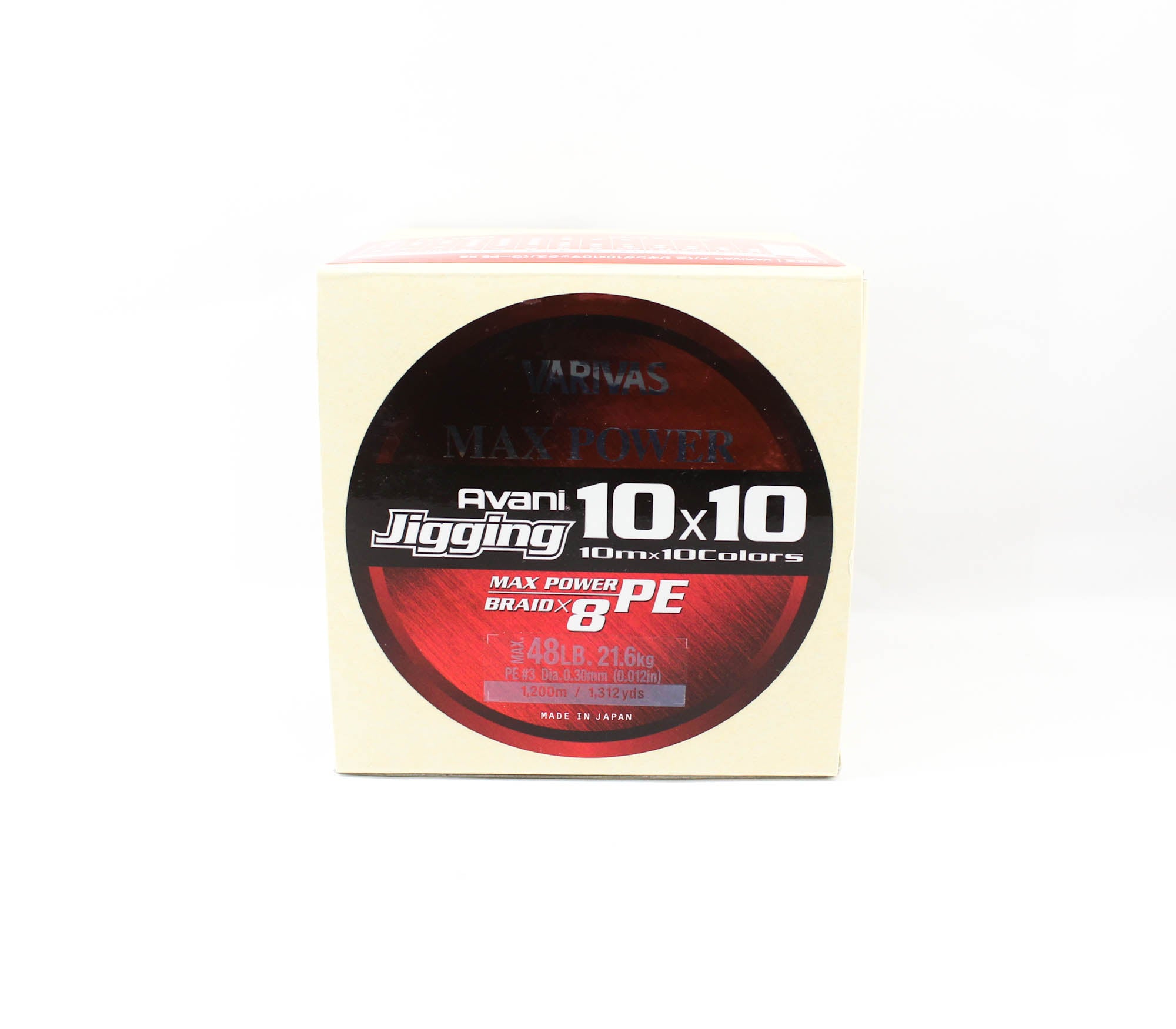 Varivas P.E Line Avani Jigging Max Power 10 x 10 1200m P.E 3 48lb (7594)