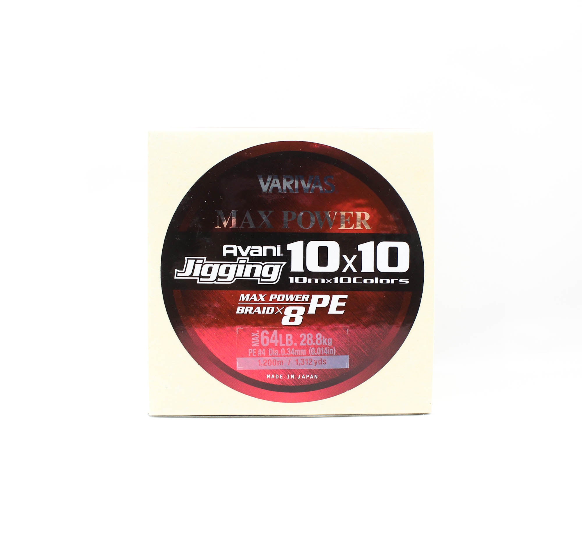 Varivas P.E Line Avani Jigging Max Power 10 x 10 1200m P.E 4 64lb (7600)