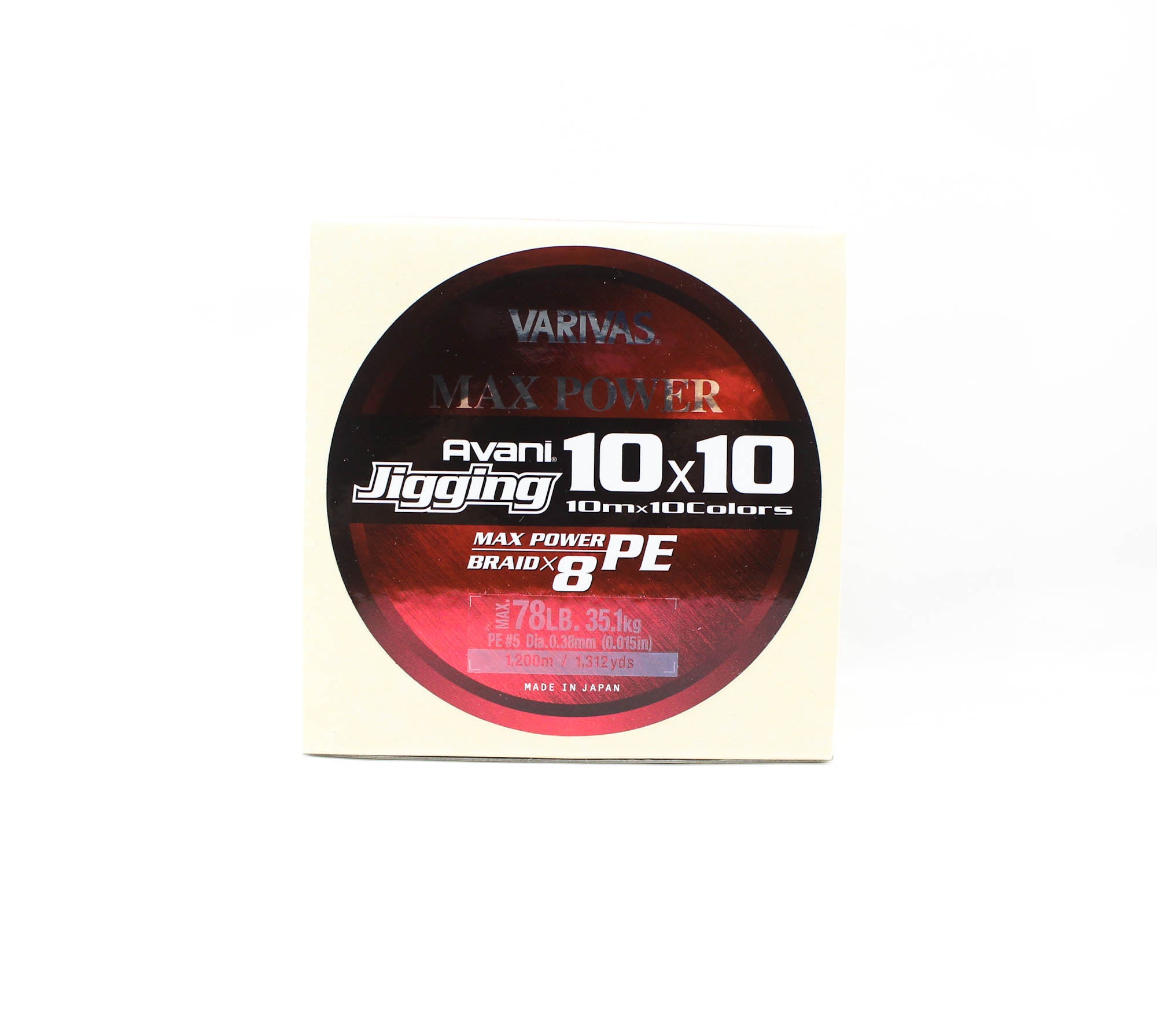 Varivas P.E Line Avani Jigging Max Power 10 x 10 1200m P.E 5 78lb (7617)