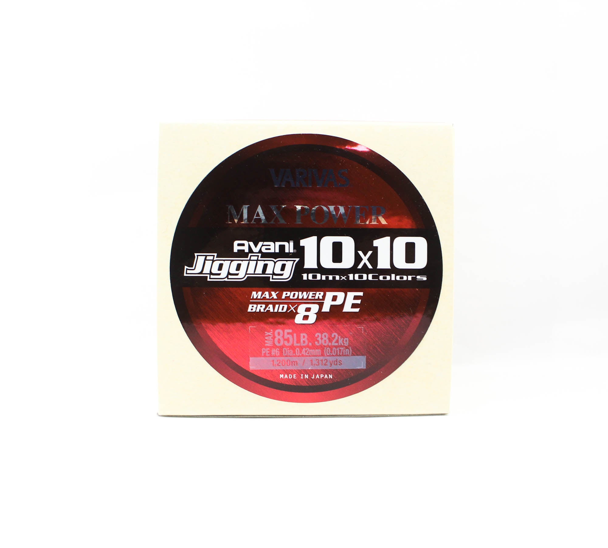 Varivas P.E Line Avani Jigging Max Power 10 x 10 1200m P.E 6 85lb (7624)