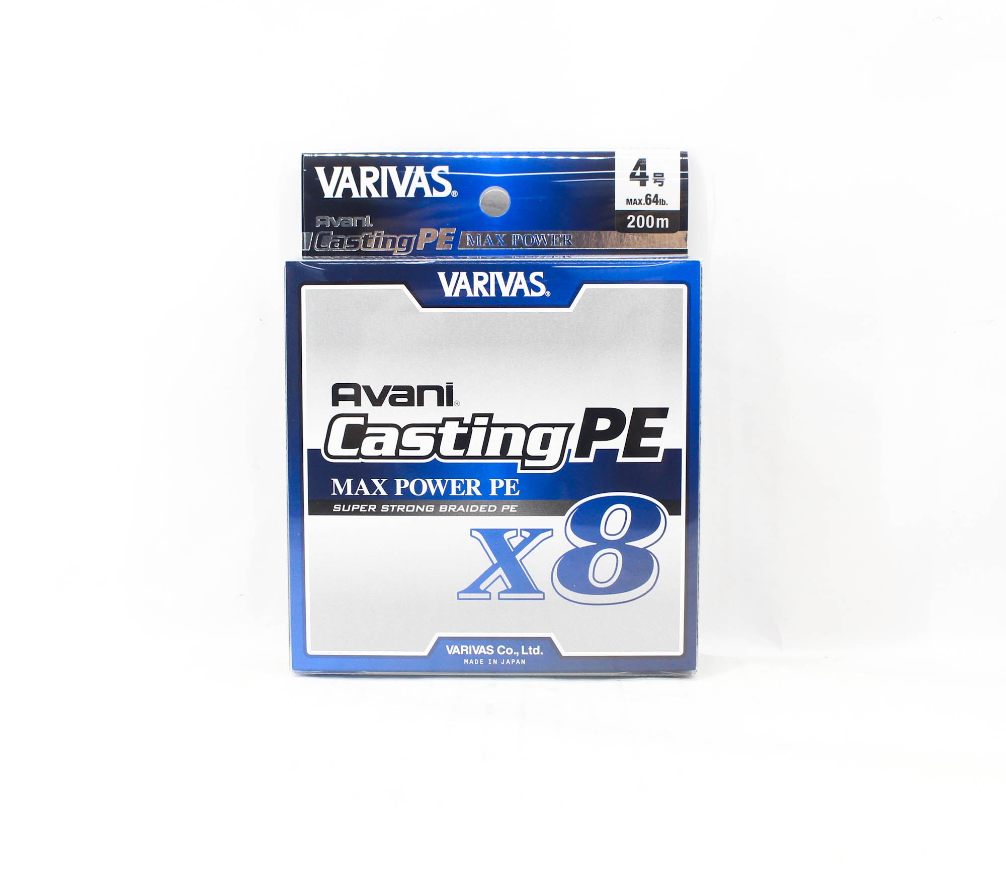 Varivas P.E Line New Avani Max Power Casting X8 200m P.E 4 64lb (7662)