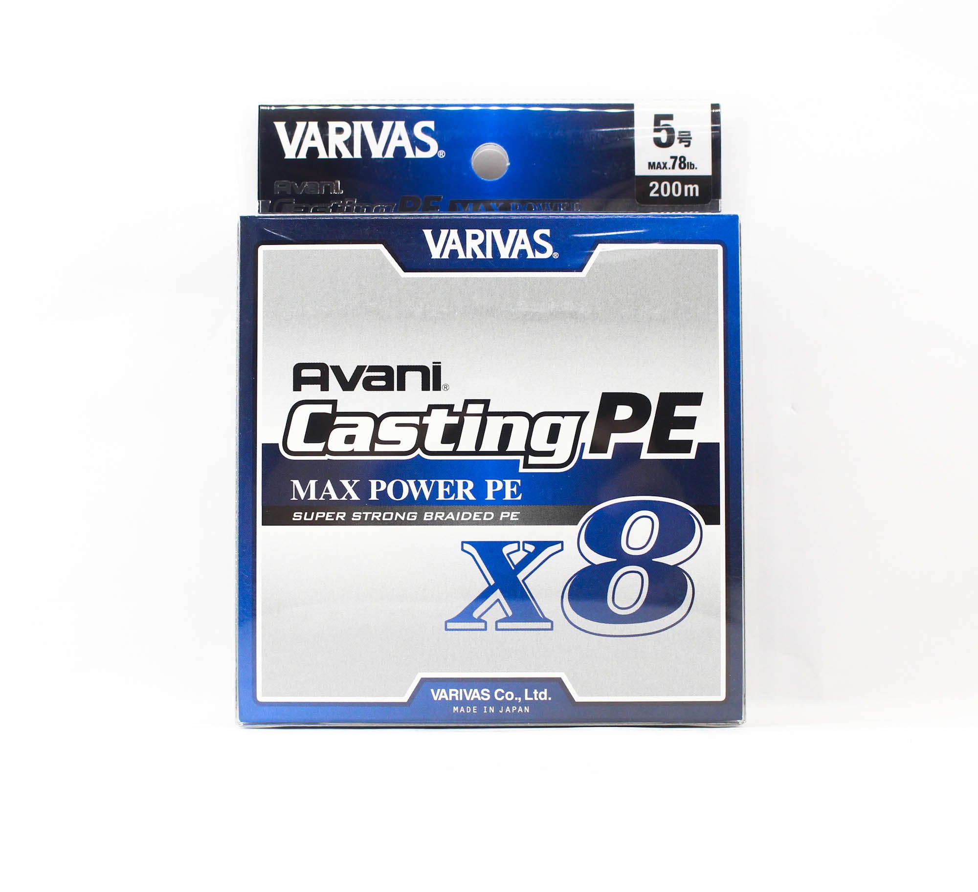 Varivas P.E Line New Avani Max Power Casting X8 200m P.E 5 78lb (7679)