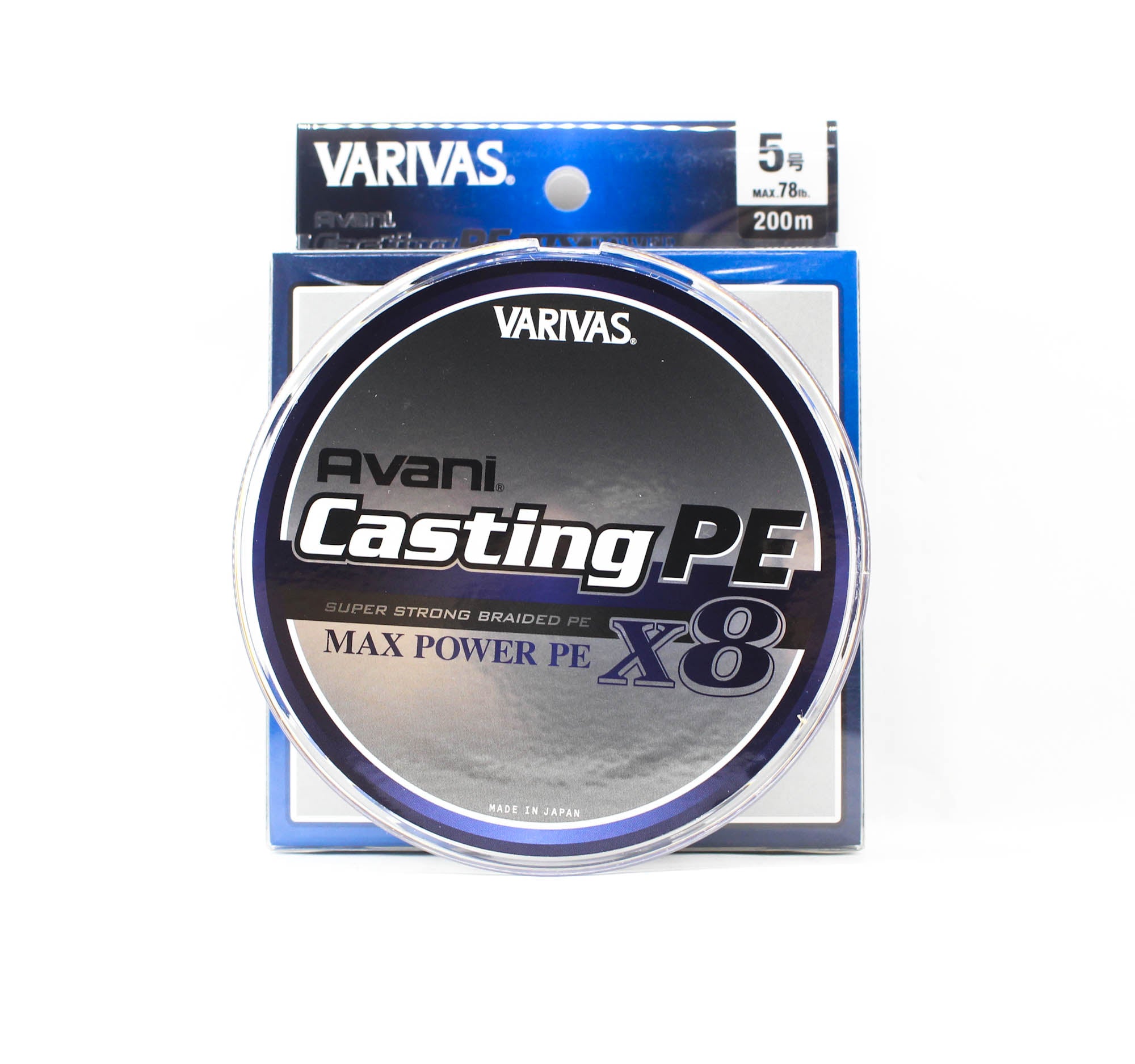 Varivas P.E Line New Avani Max Power Casting X8 200m P.E 5 78lb (7679)