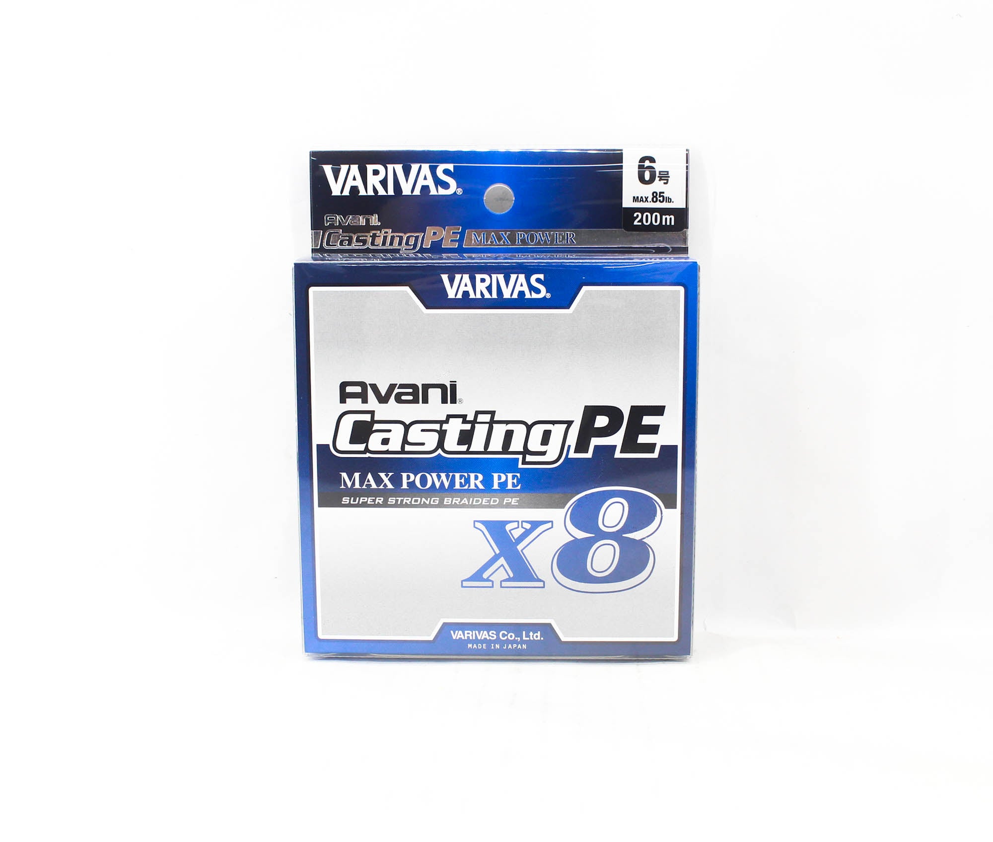 Varivas P.E Line New Avani Max Power Casting X8 200m P.E 6 85lb (7686)