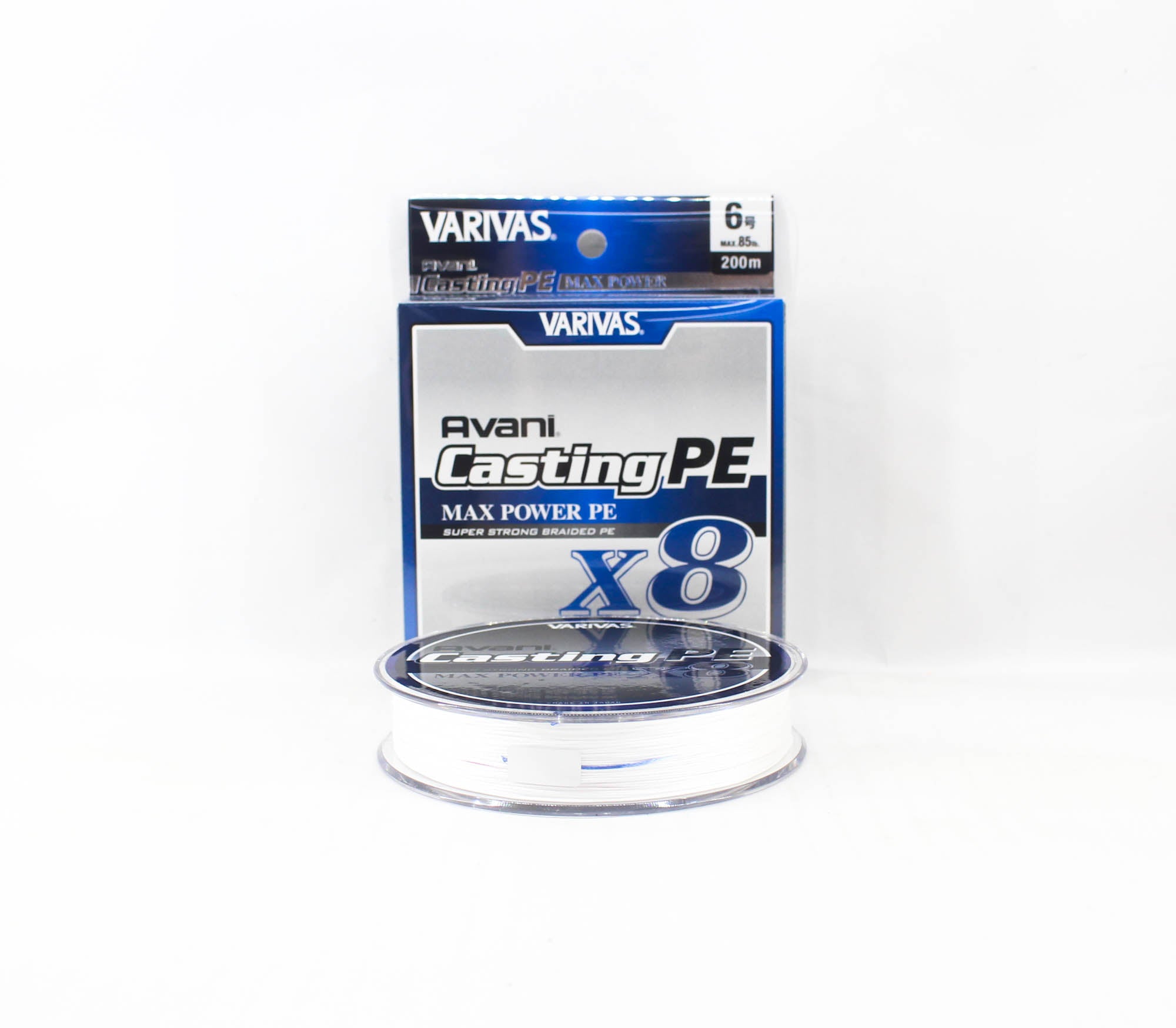 Varivas P.E Line New Avani Max Power Casting X8 200m P.E 6 85lb (7686)
