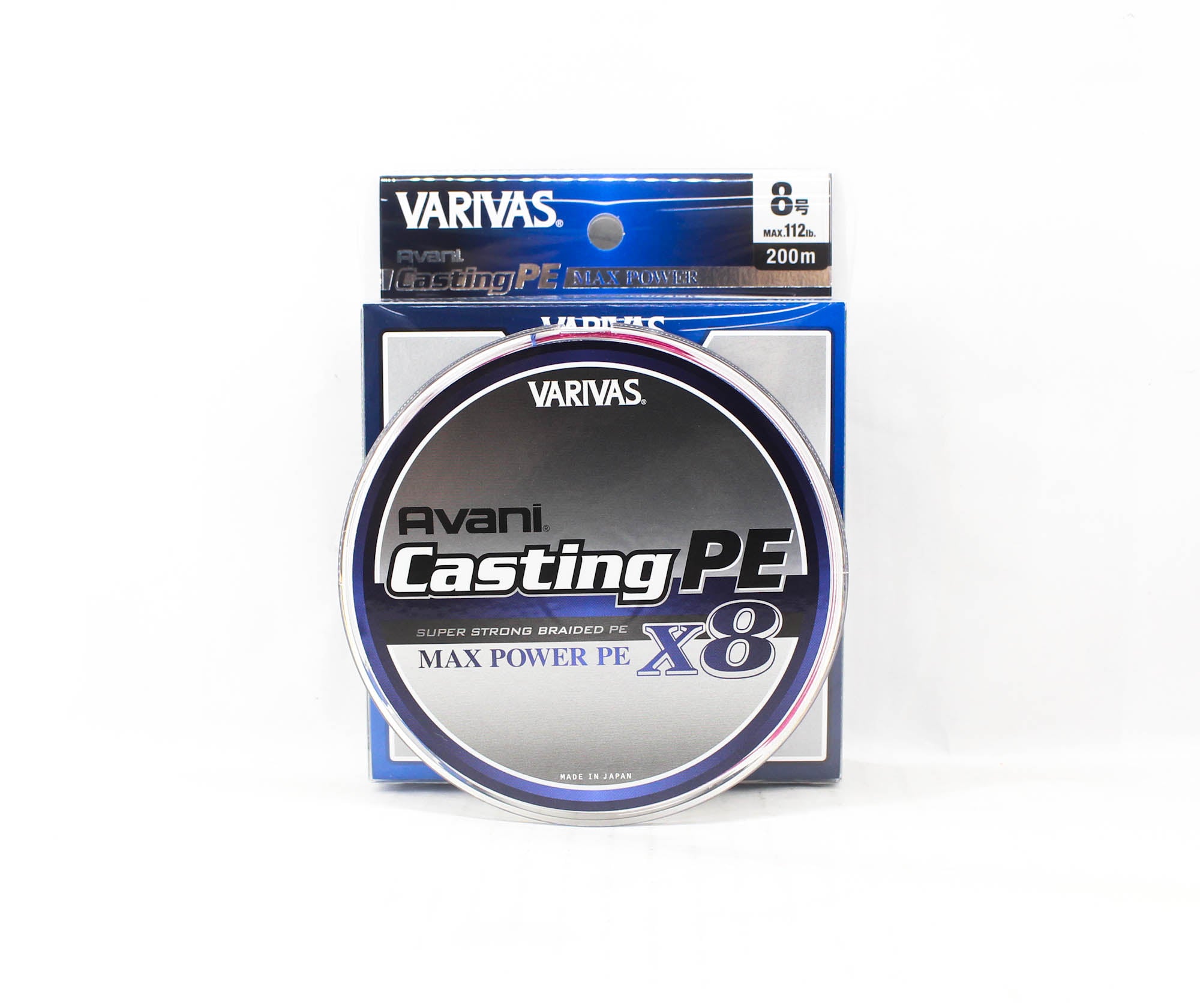 Varivas P.E Line New Avani Max Power Casting X8 200m P.E 8 112lb (7693)