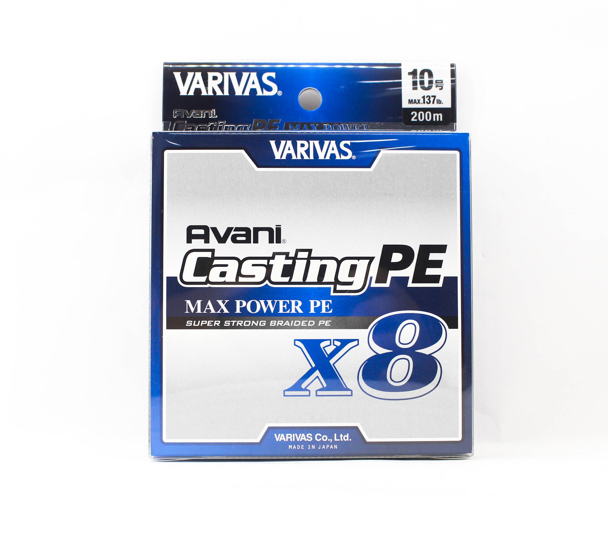 Varivas P.E Line New Avani Max Power Casting X8 200m P.E 10 137lb (7709)