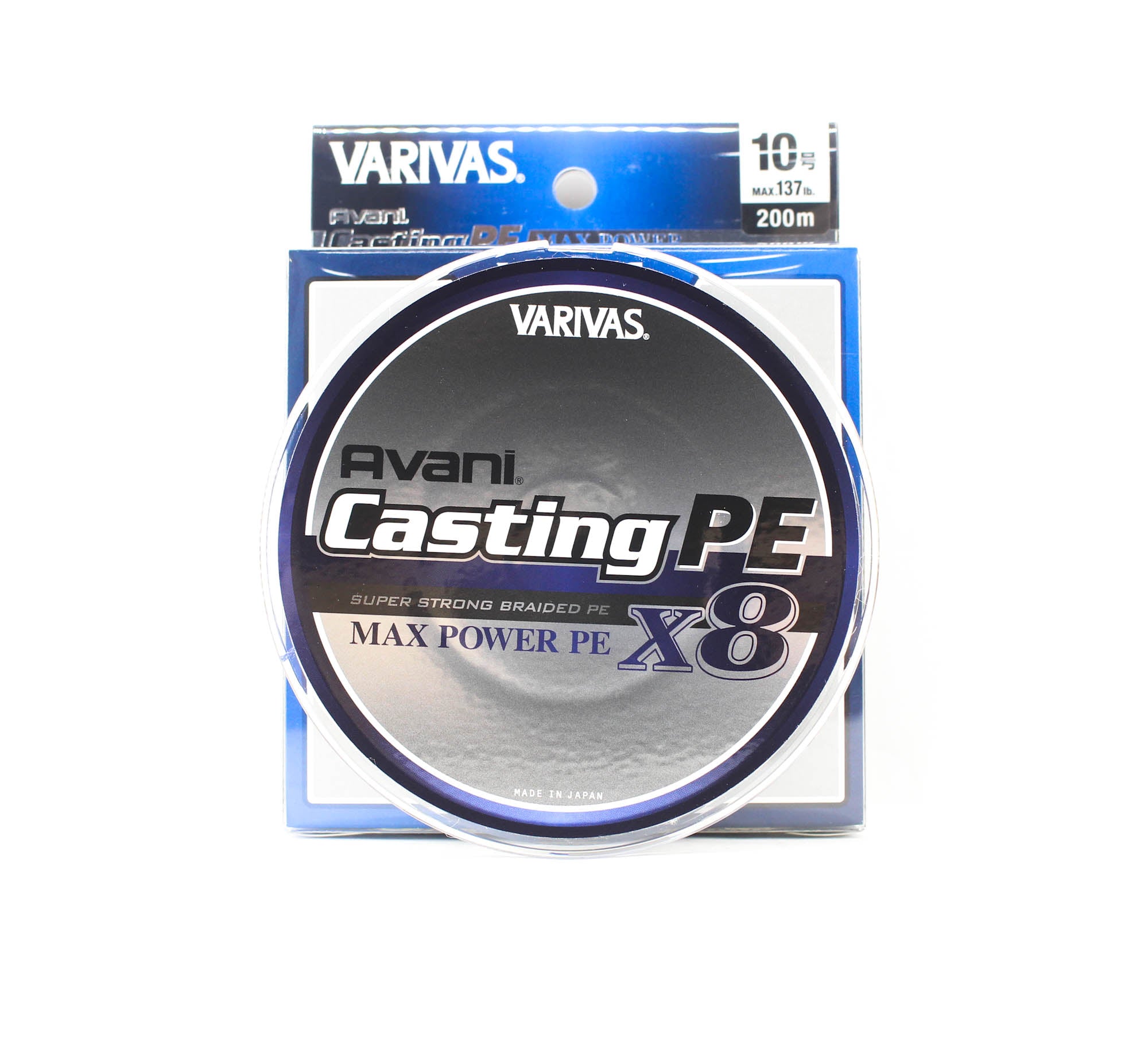 Varivas P.E Line New Avani Max Power Casting X8 200m P.E 10 137lb (7709)