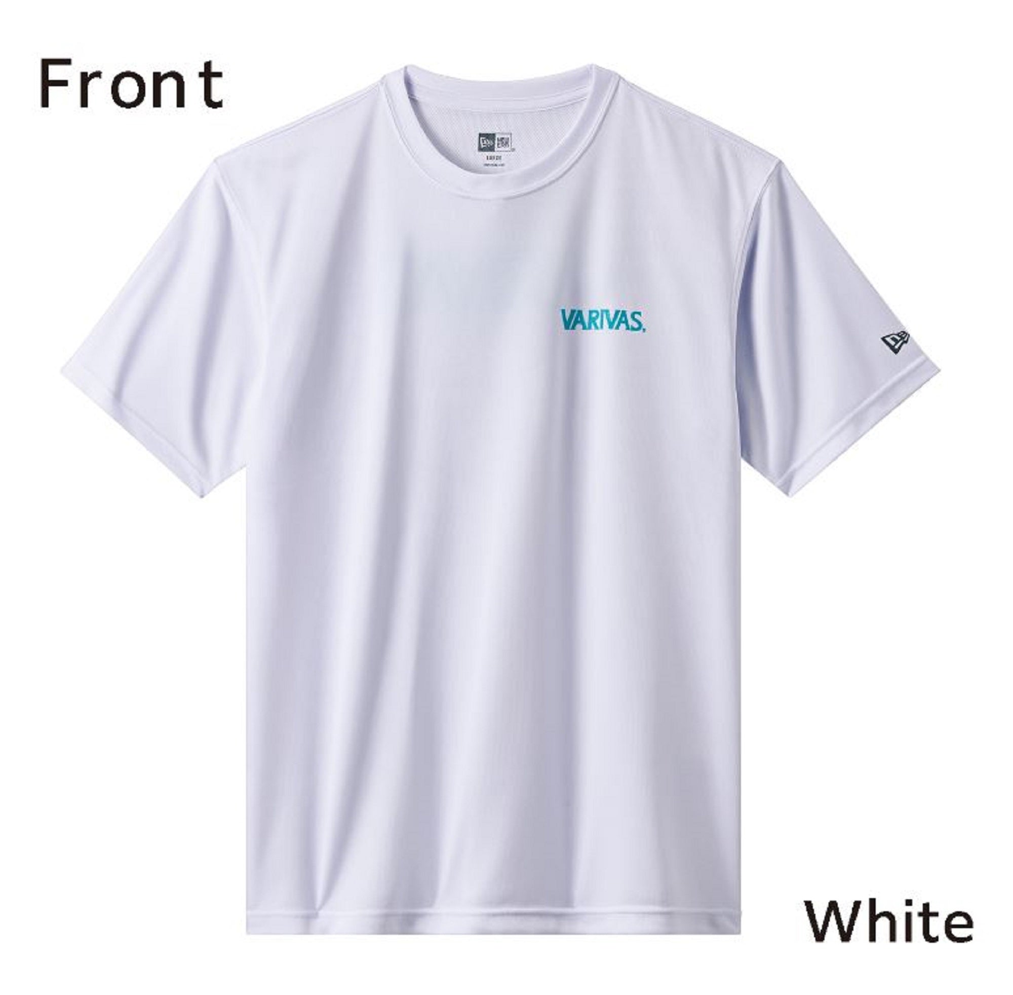 Varivas VAT-49 New Era T-Shirt Dry Fit Short Sleeve White Size L (8379)