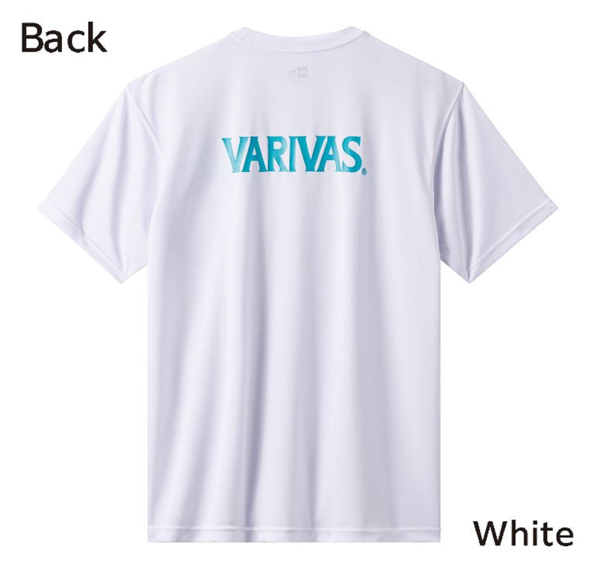 Varivas VAT-49 New Era T-Shirt Dry Fit Short Sleeve White Size L (8379)