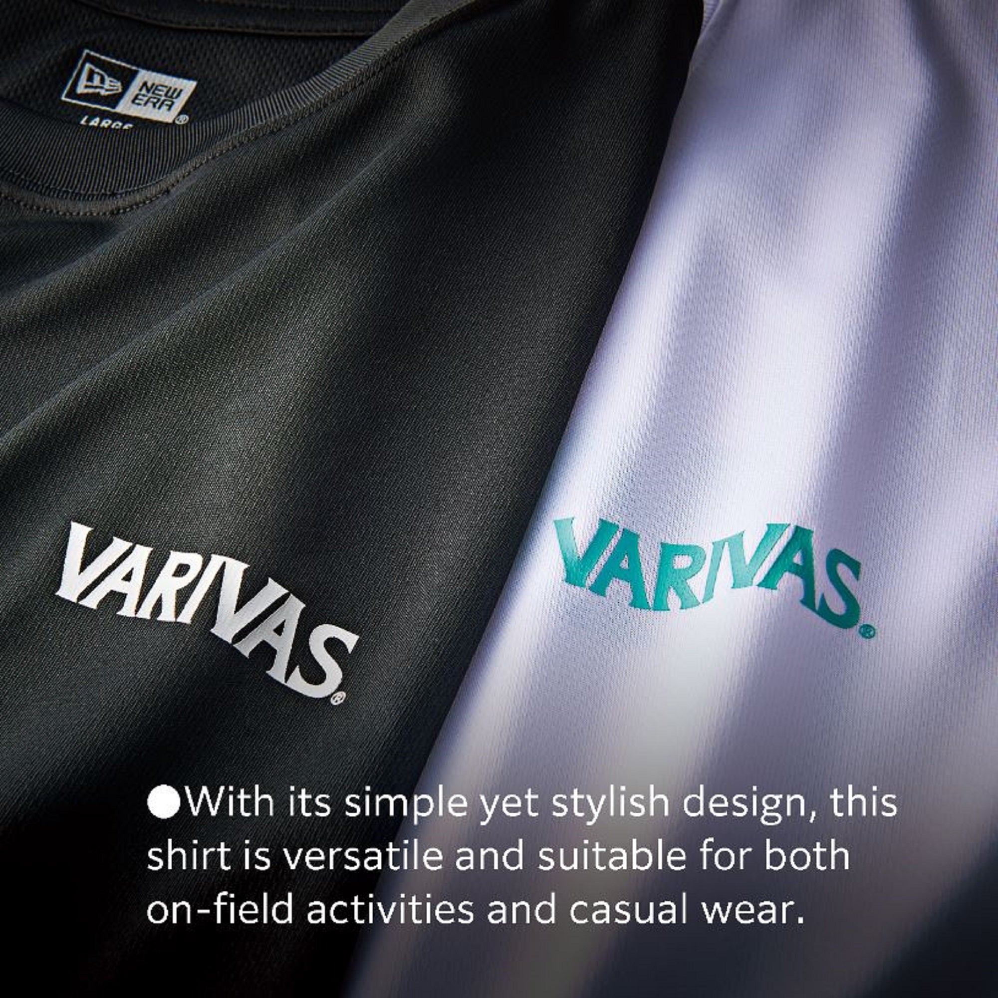 Varivas VAT-49 New Era T-Shirt Dry Fit Short Sleeve White Size L (8379)