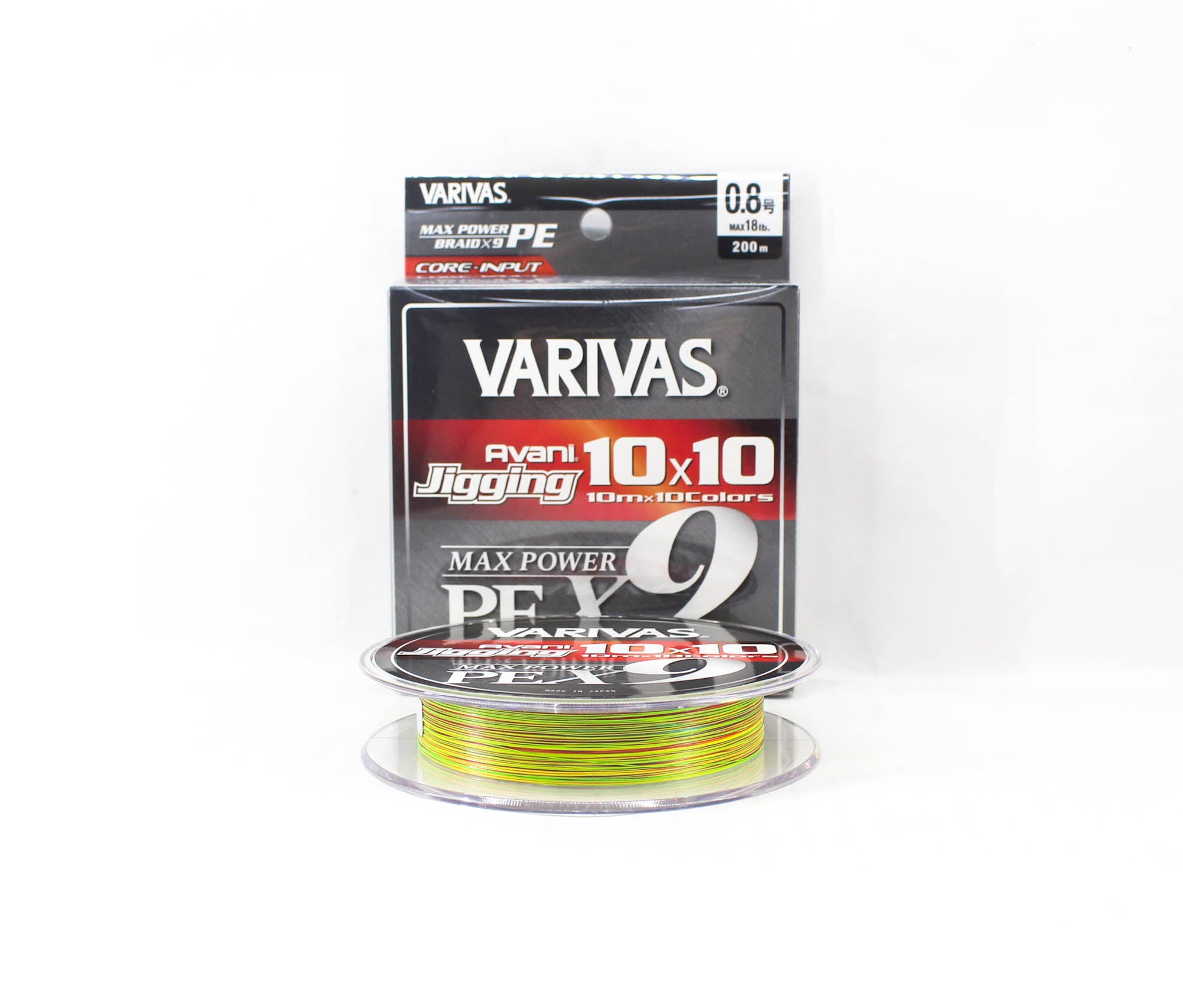Varivas P.E Line Avani Jigging Max Power 10x10 X9 200m P.E 0.8 18lb (8645)
