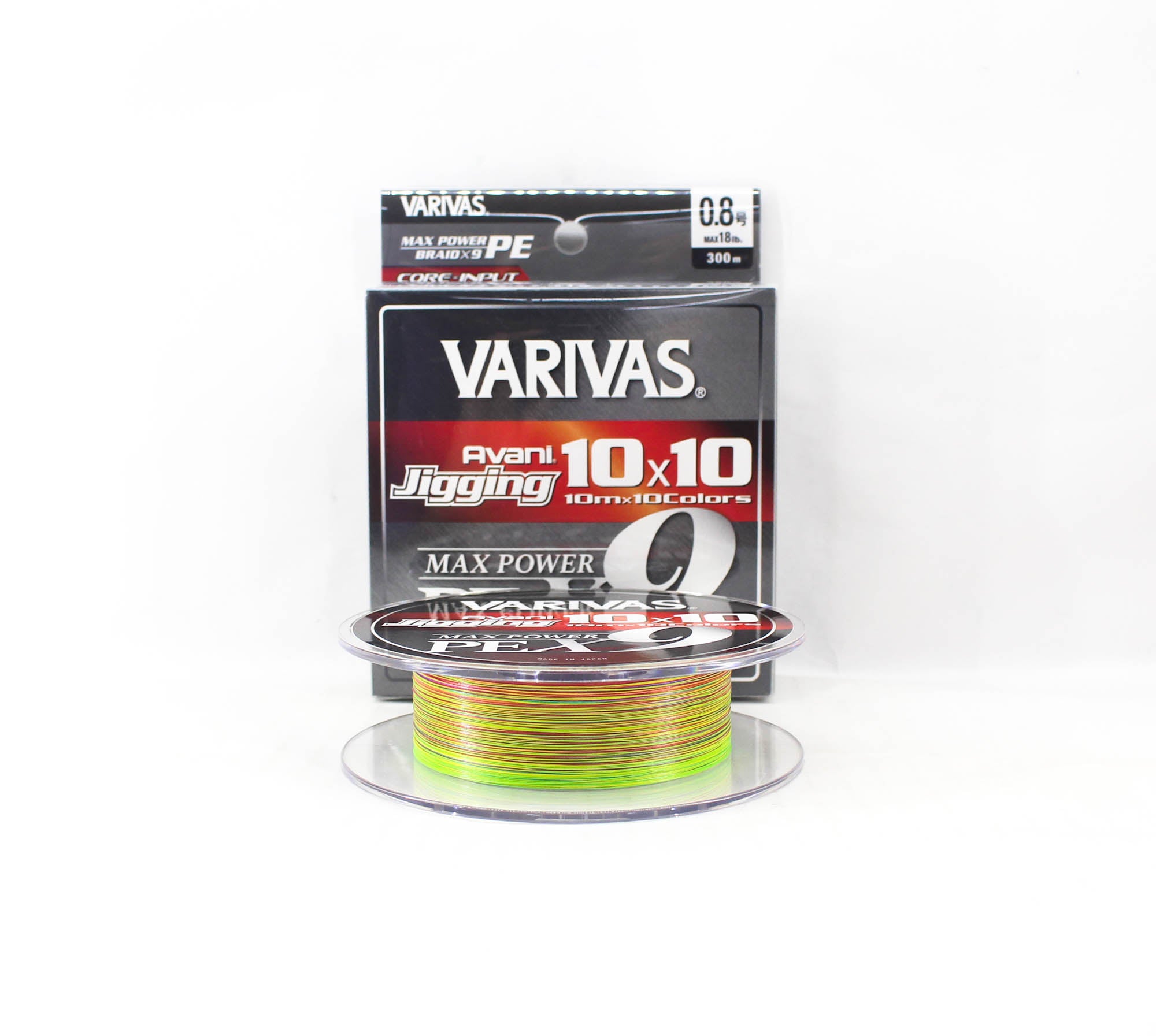 Varivas P.E Line Avani Jigging Max Power 10x10 X9 300m P.E 0.8 18lb (8706)