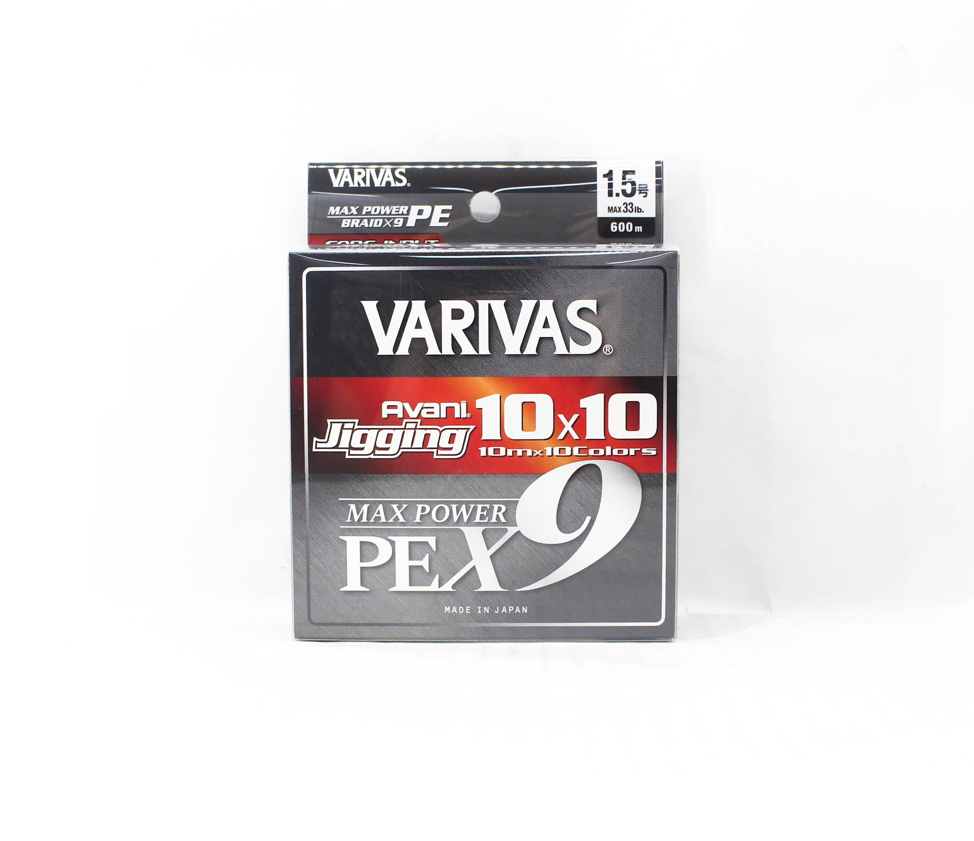 Varivas P.E Line Avani Jigging Max Power 10x10 X9 600m P.E 1.5 33lb (8843)