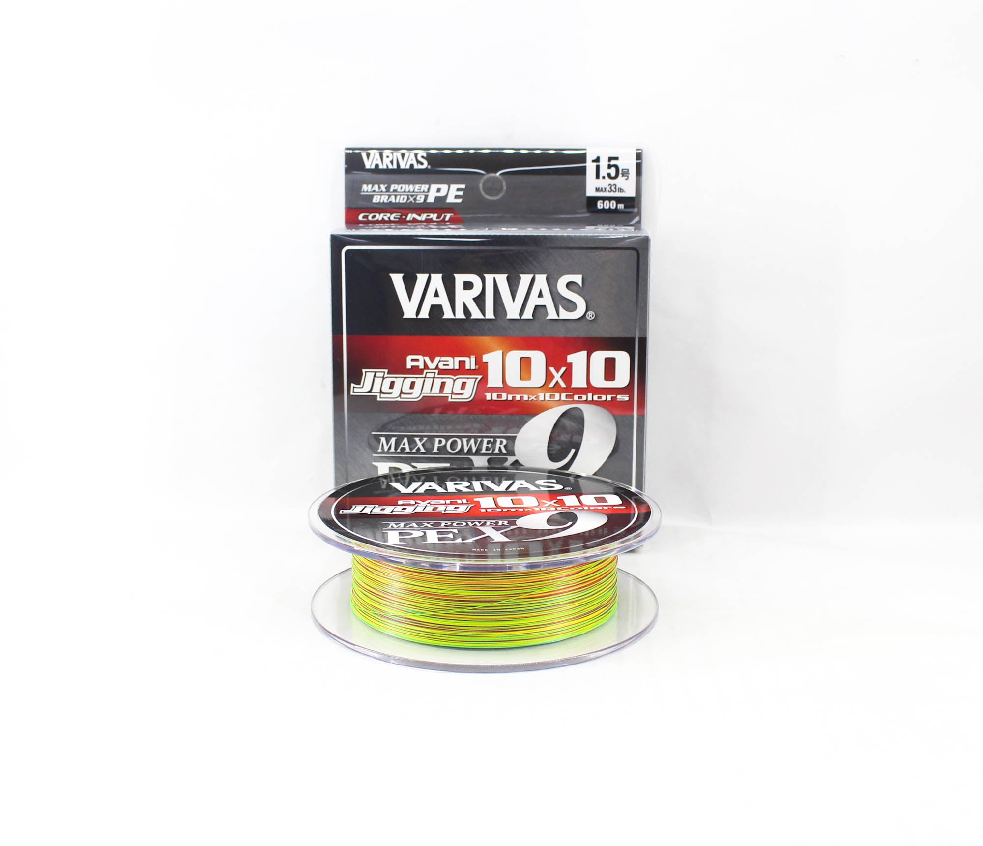 Varivas P.E Line Avani Jigging Max Power 10x10 X9 600m P.E 1.5 33lb (8843)