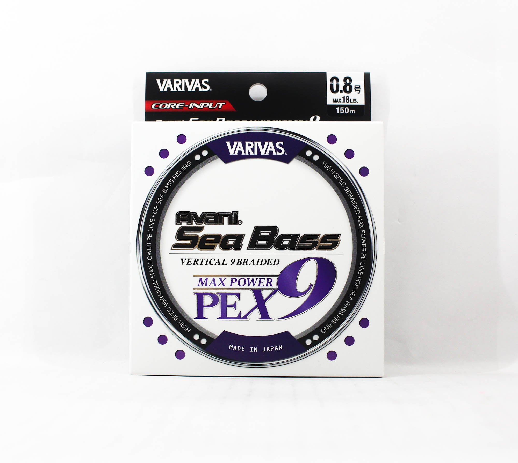 Varivas P.E Line Sea Bass Max Power X9 150m P.E 0.8 18lb (9406)