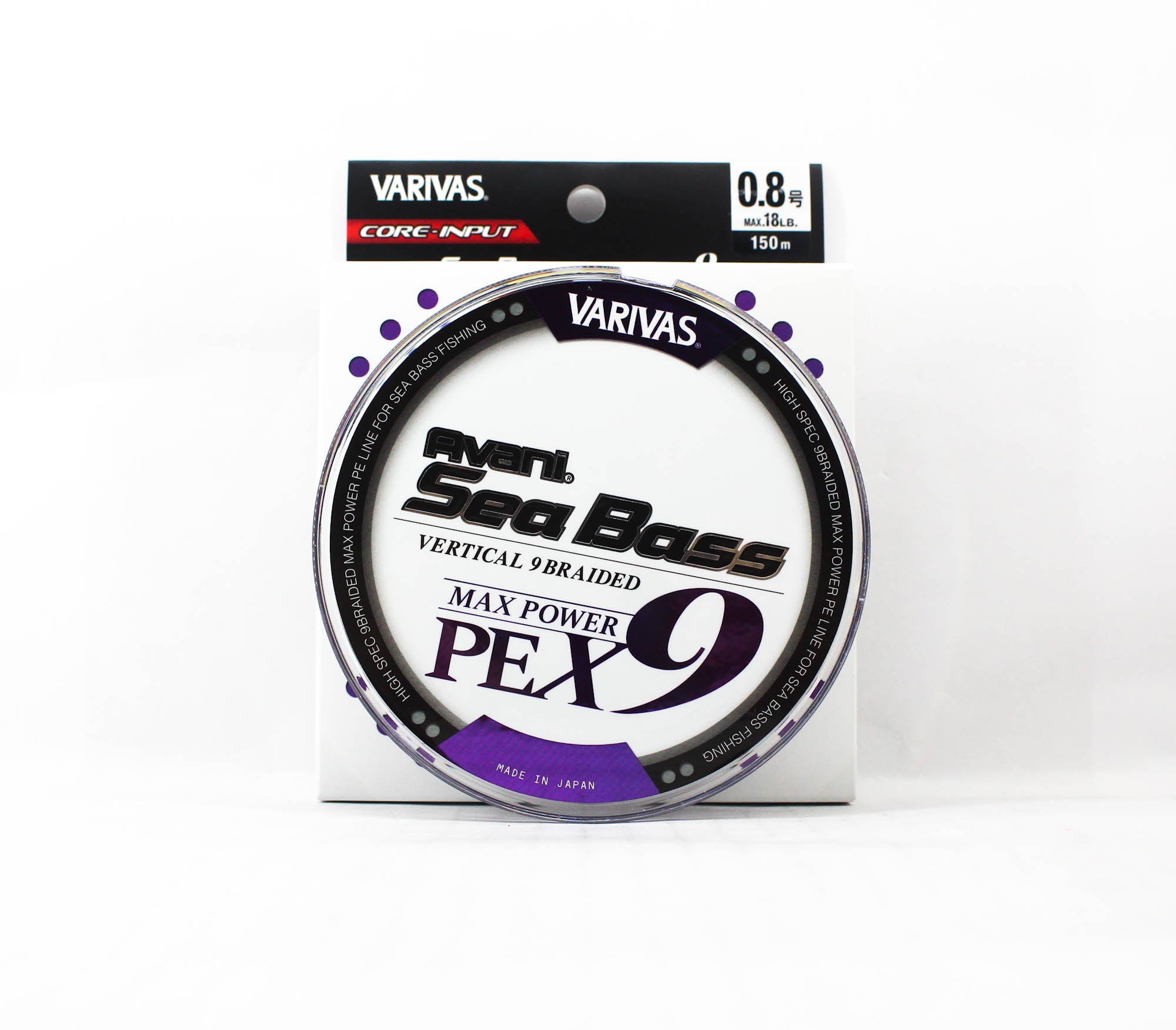 Varivas P.E Line Sea Bass Max Power X9 150m P.E 0.8 18lb (9406)