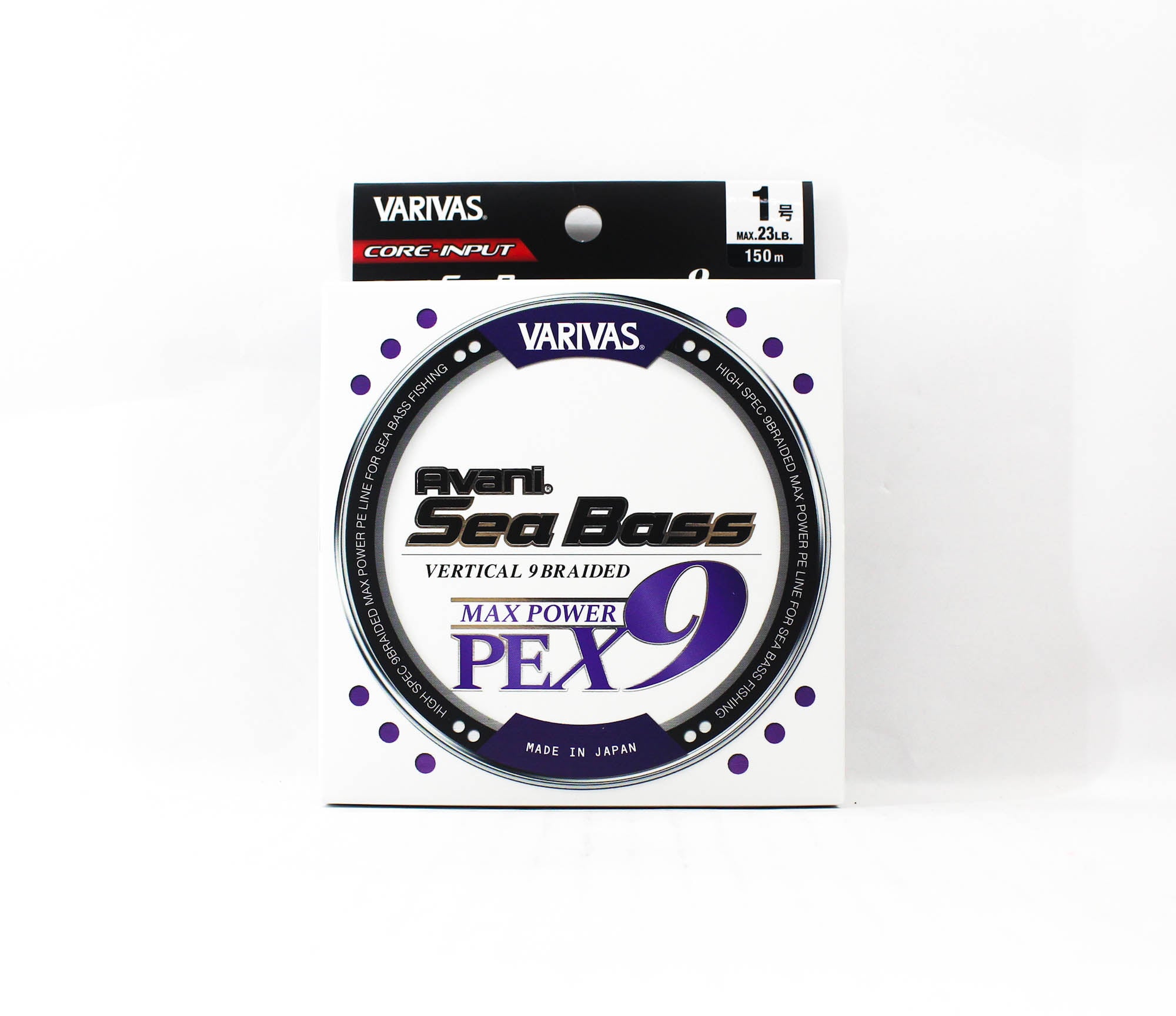 Varivas P.E Line Sea Bass Max Power X9 150m P.E 1 23lb (9413)