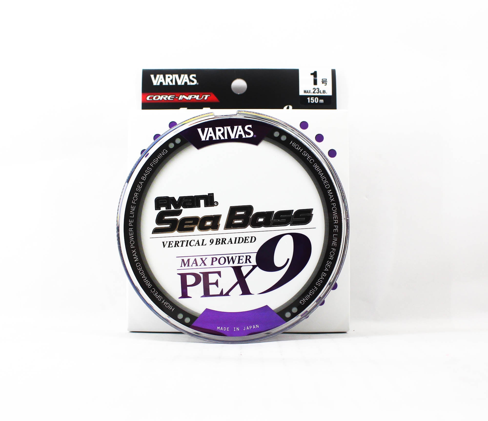 Varivas P.E Line Sea Bass Max Power X9 150m P.E 1 23lb (9413)