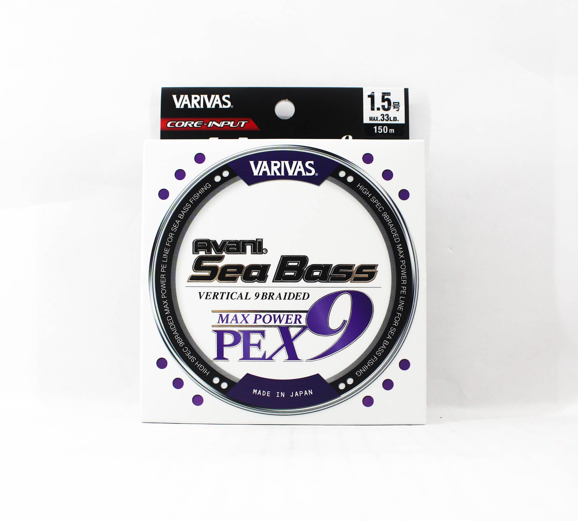 Varivas P.E Line Sea Bass Max Power X9 150m P.E 1.5 33lb (9437)