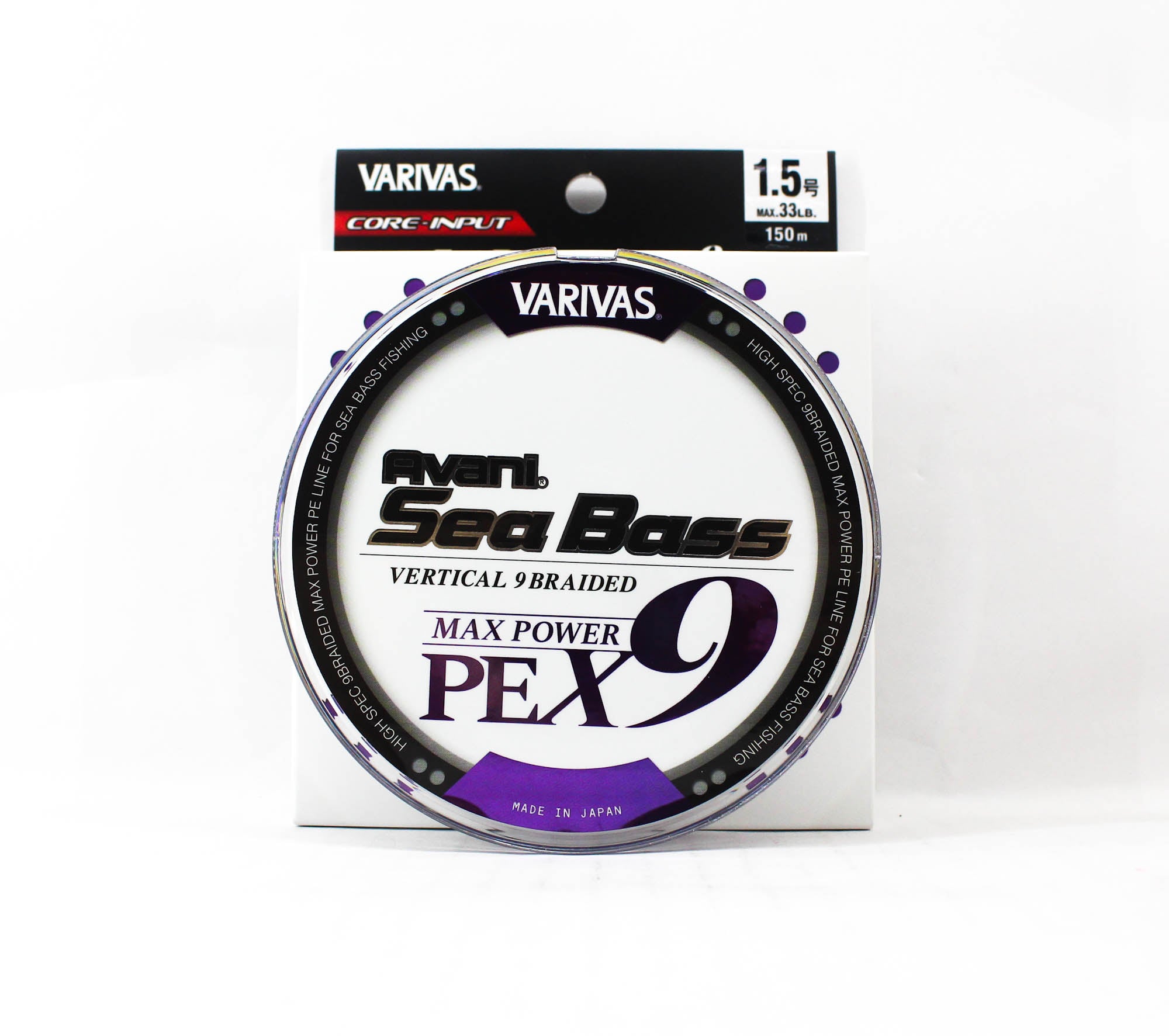 Varivas P.E Line Sea Bass Max Power X9 150m P.E 1.5 33lb (9437)