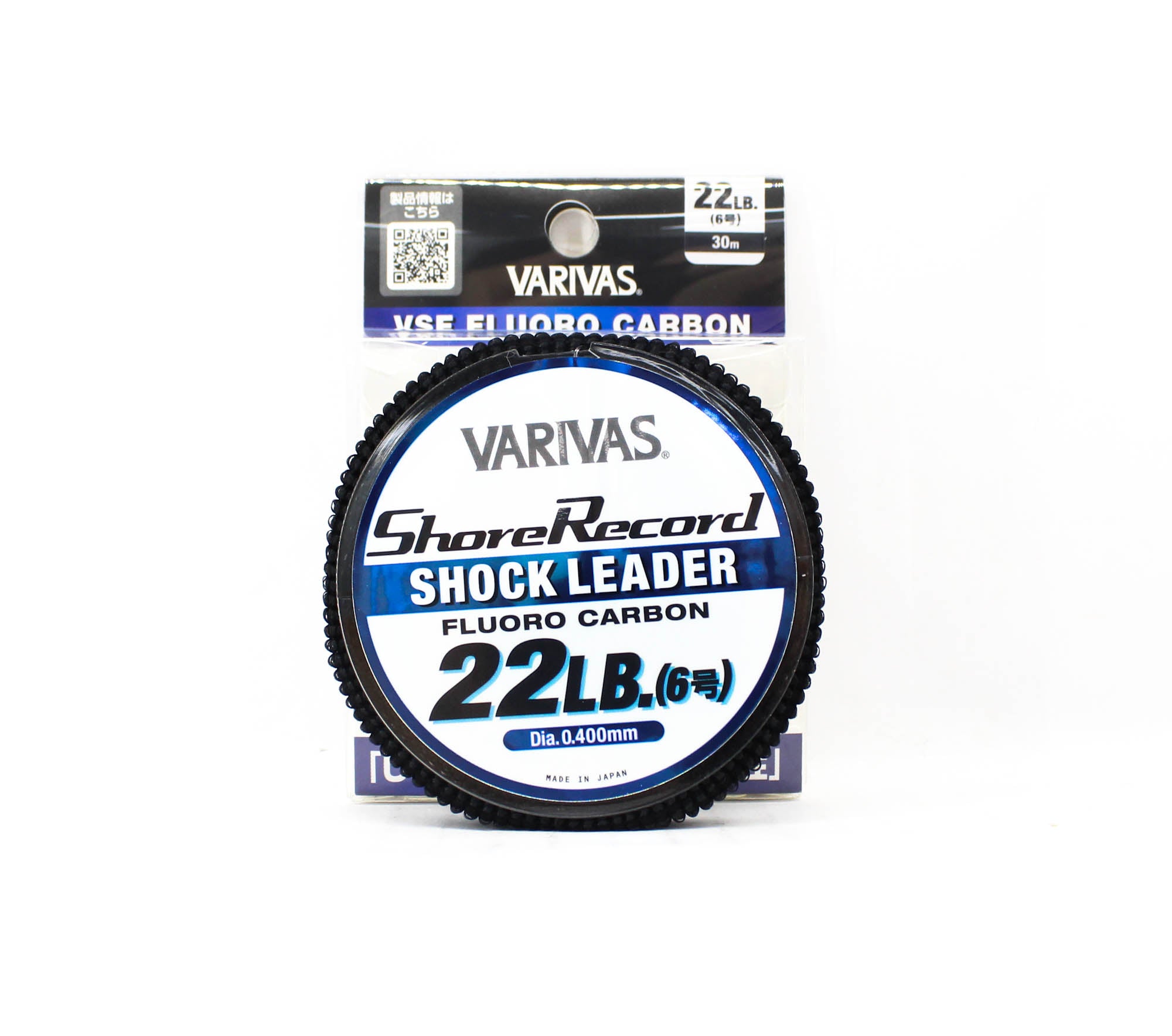 Varivas Fluorocarbon Shore Record Shock Leader Line 30m 22lb (9949)