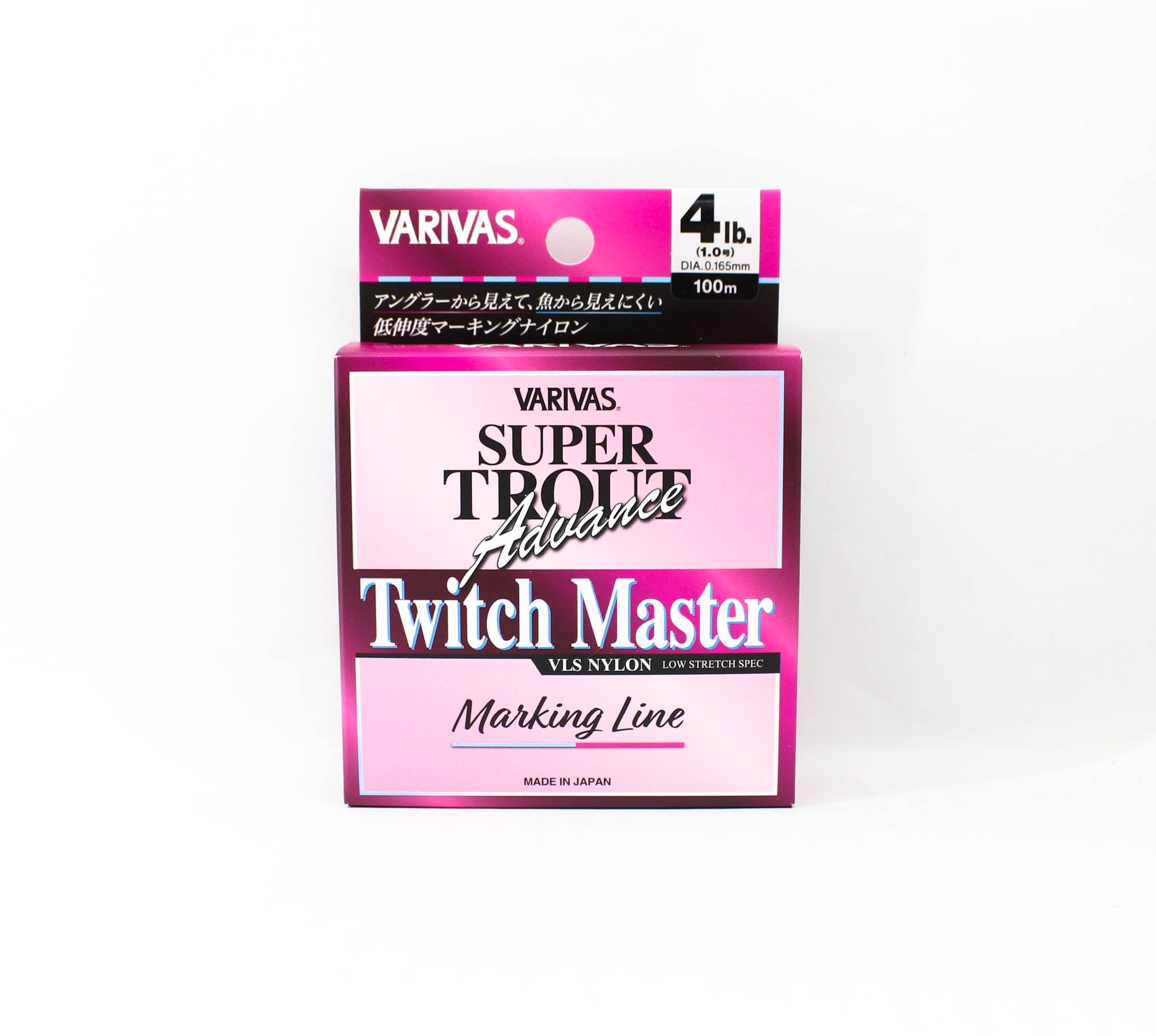 Varivas Nylon Super Trout Advance Twitch Master Line 100m 4lb Pink (0181)