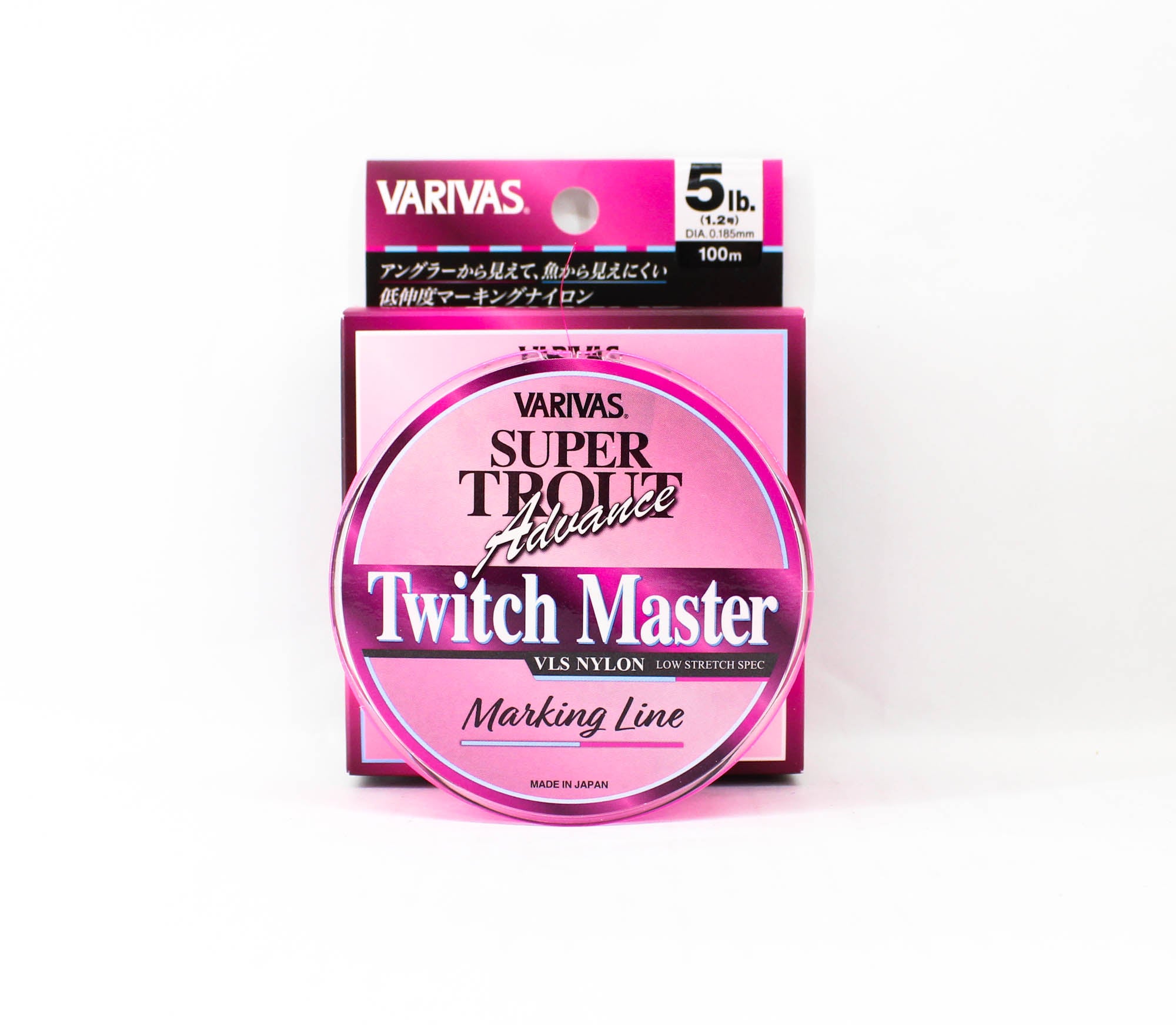 Varivas Nylon Super Trout Advance Twitch Master Line 100m 5lb Pink (0198)