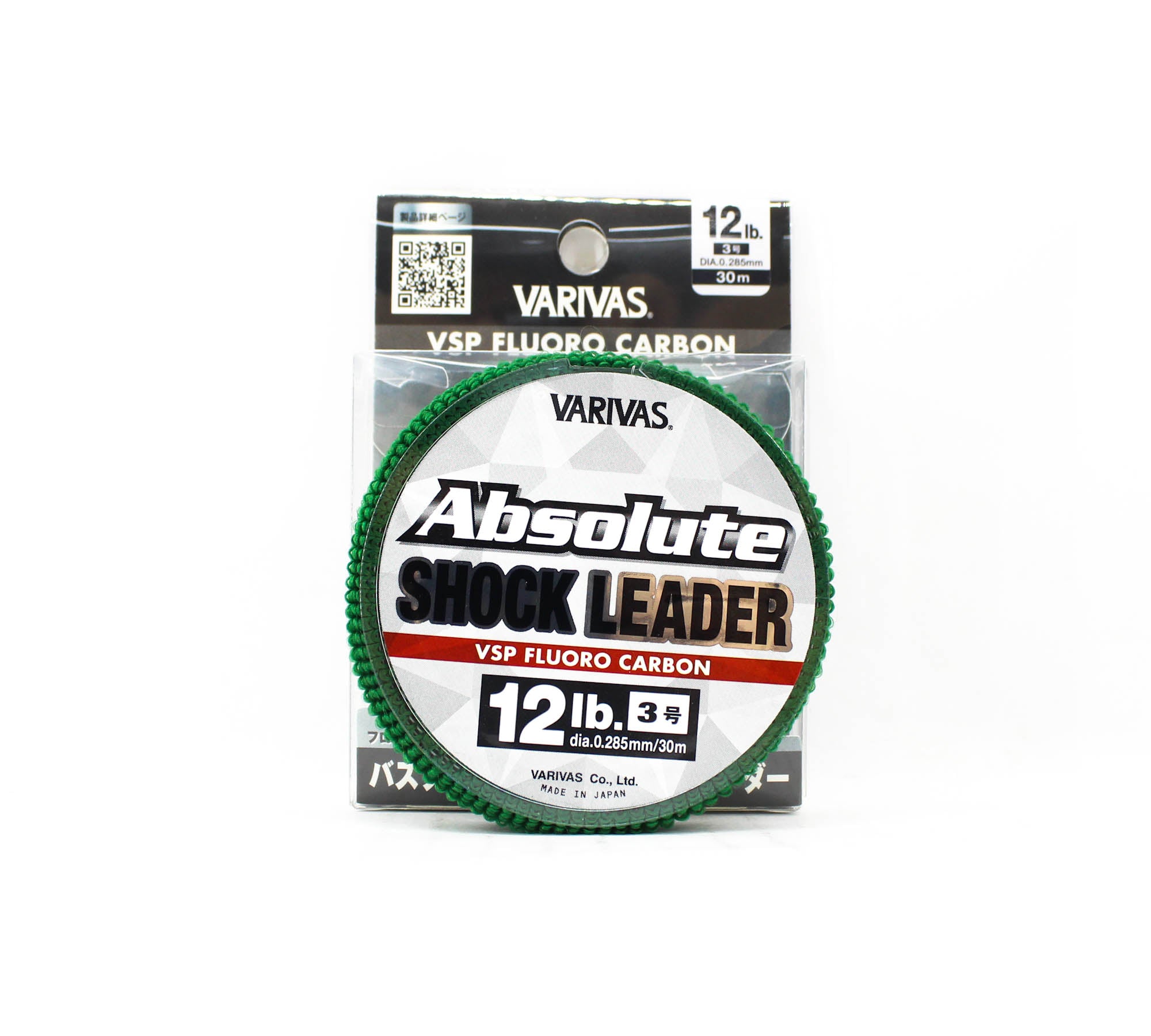 Varivas Fluorocarbon Absolute VSP Shock Leader Line 30m 12lb (0280)