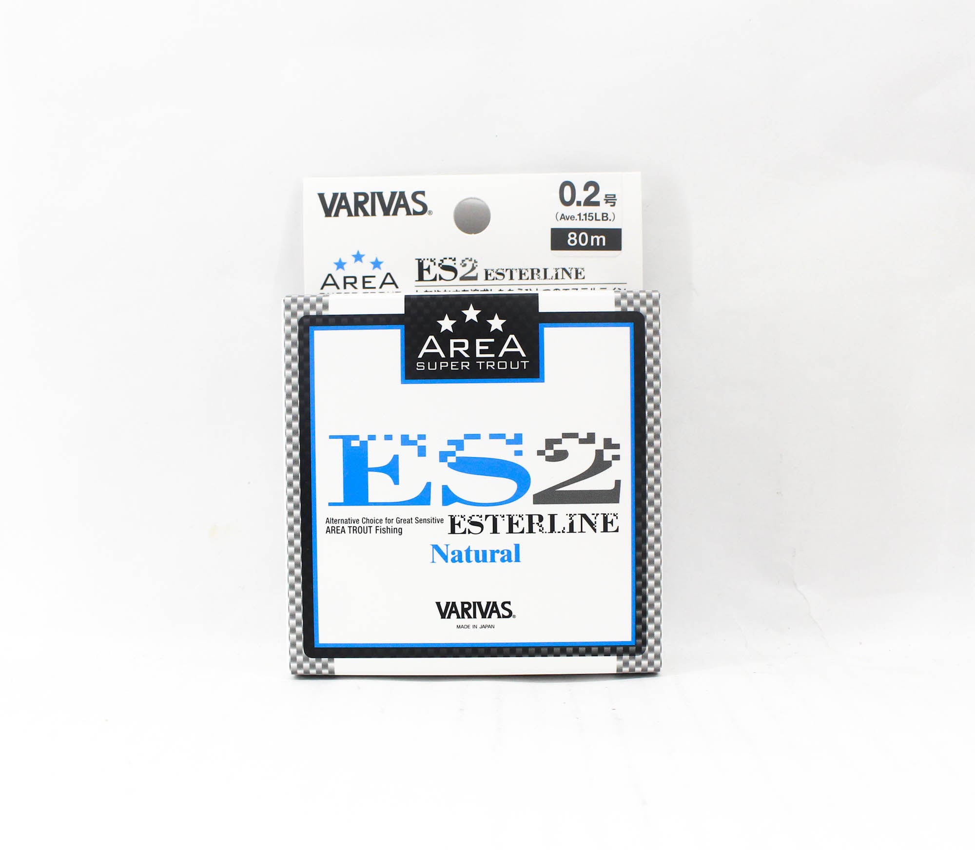 Varivas Ester Line Trout Area ES2 Natural 80m 0.2, 1.15lb (0501)