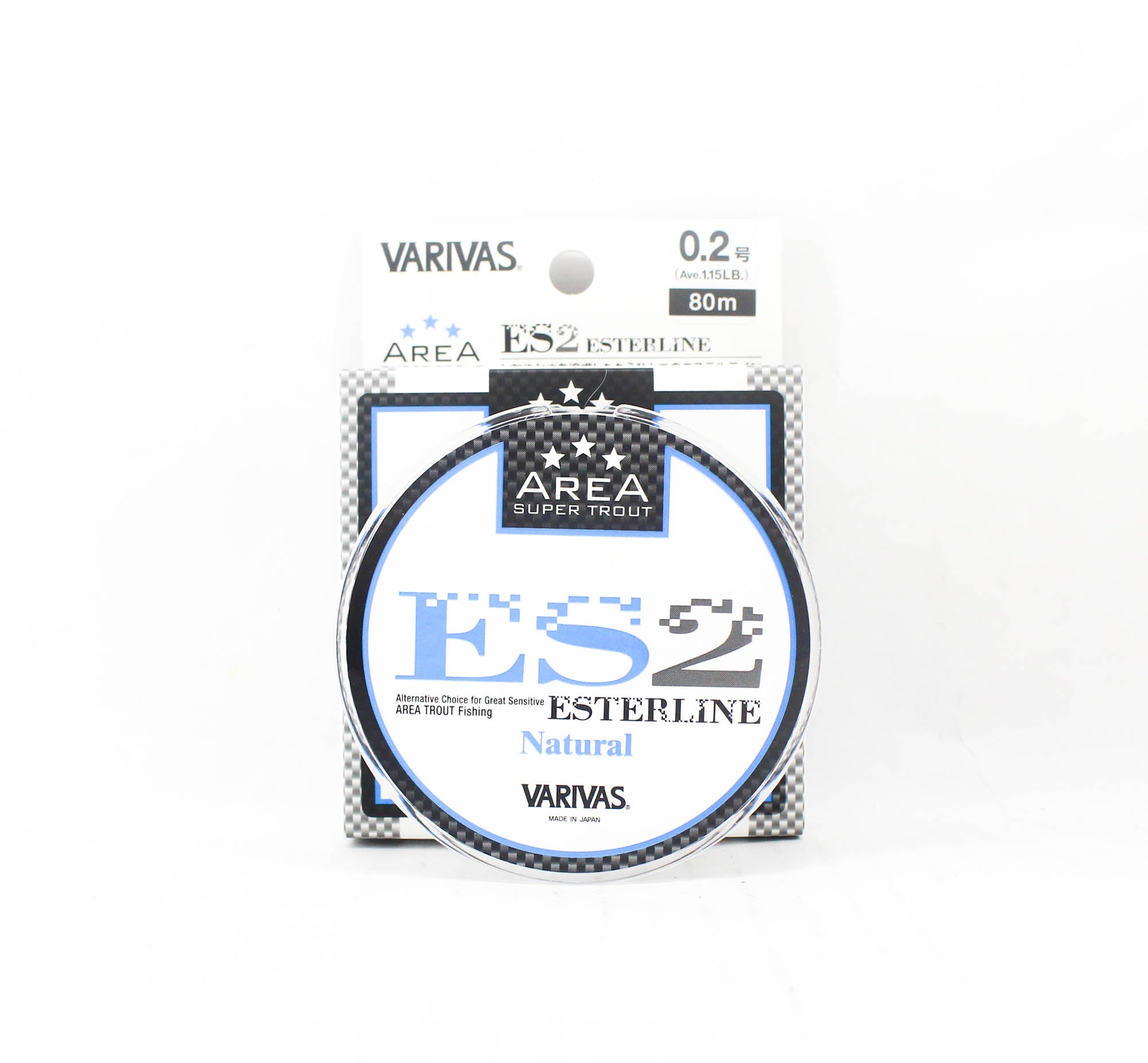 Varivas Ester Line Trout Area ES2 Natural 80m 0.2, 1.15lb (0501)