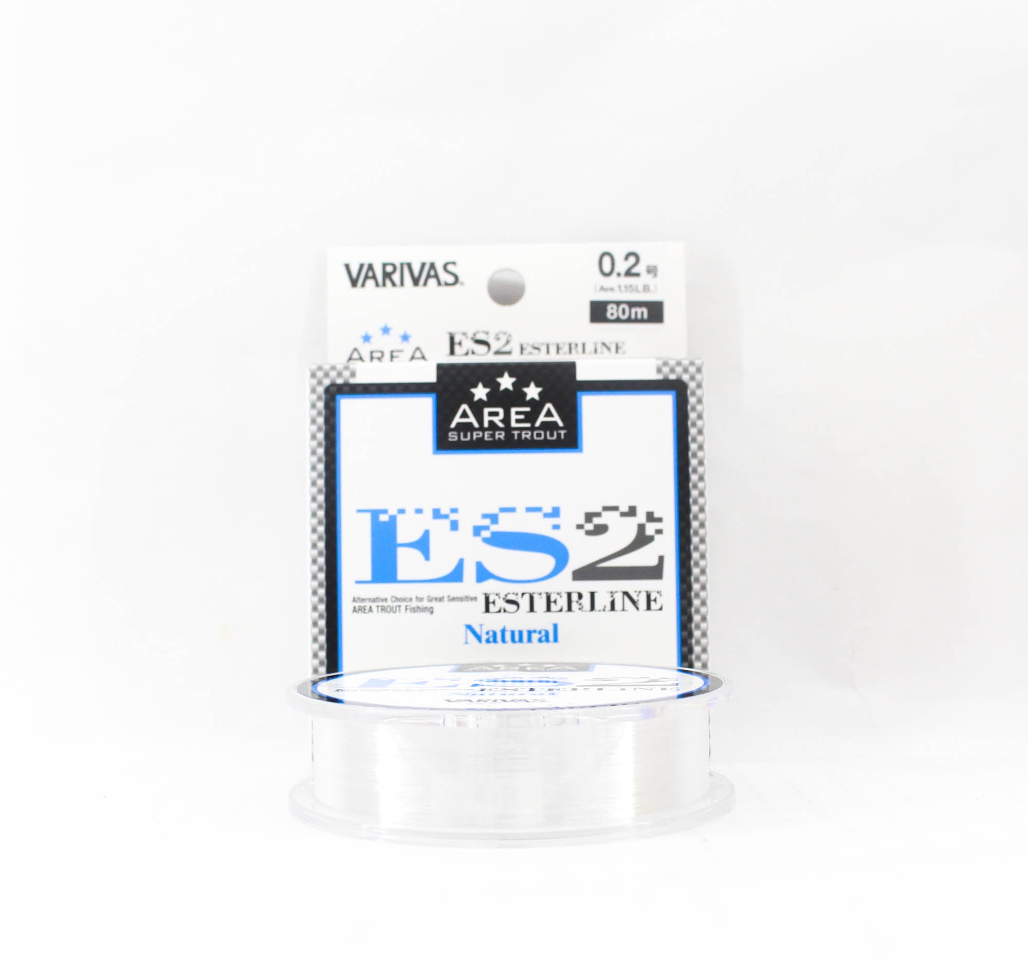 Varivas Ester Line Trout Area ES2 Natural 80m 0.2, 1.15lb (0501)