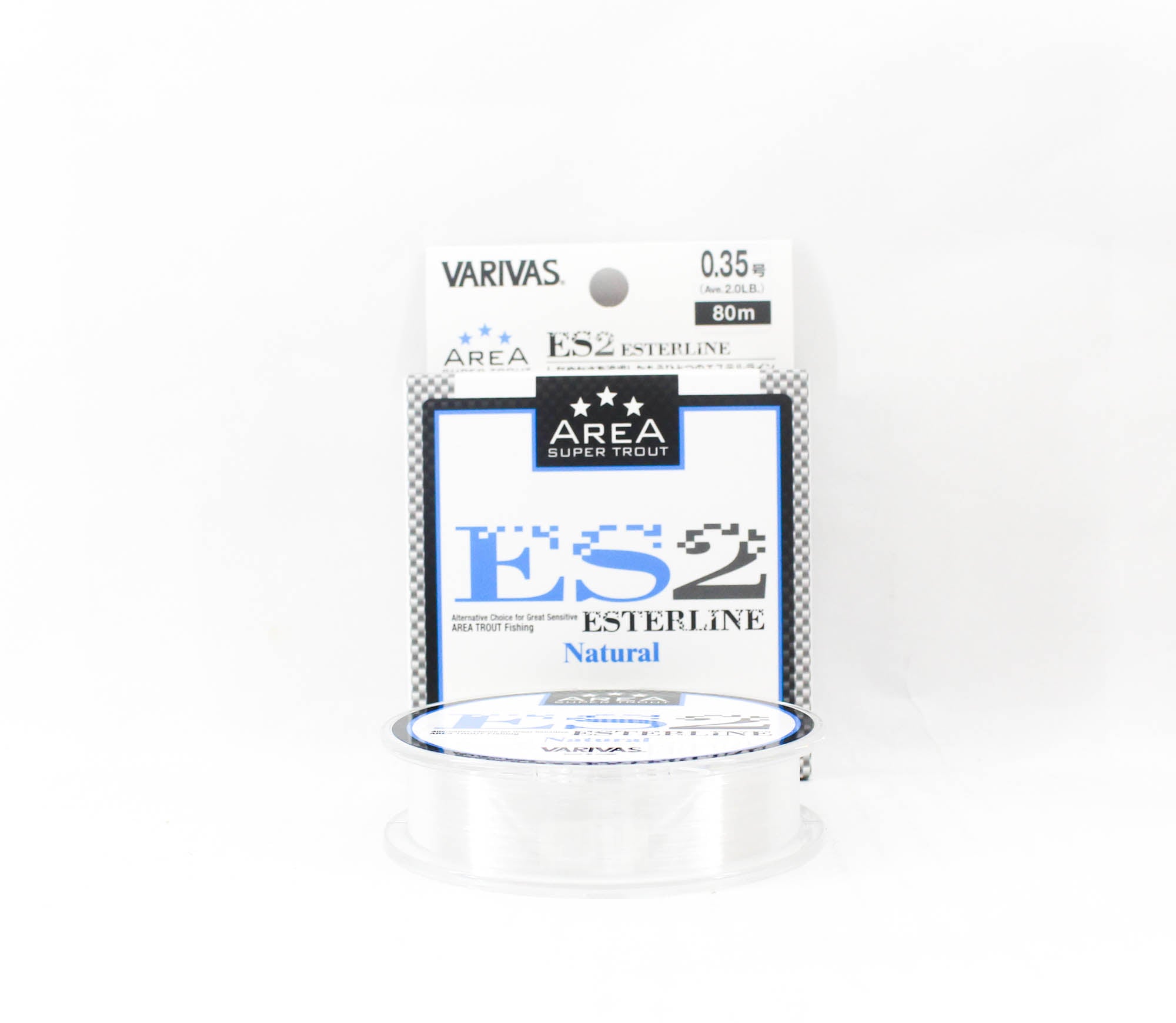 Varivas Ester Line Trout Area ES2 Natural 80m 0.35, 2lb (0518)