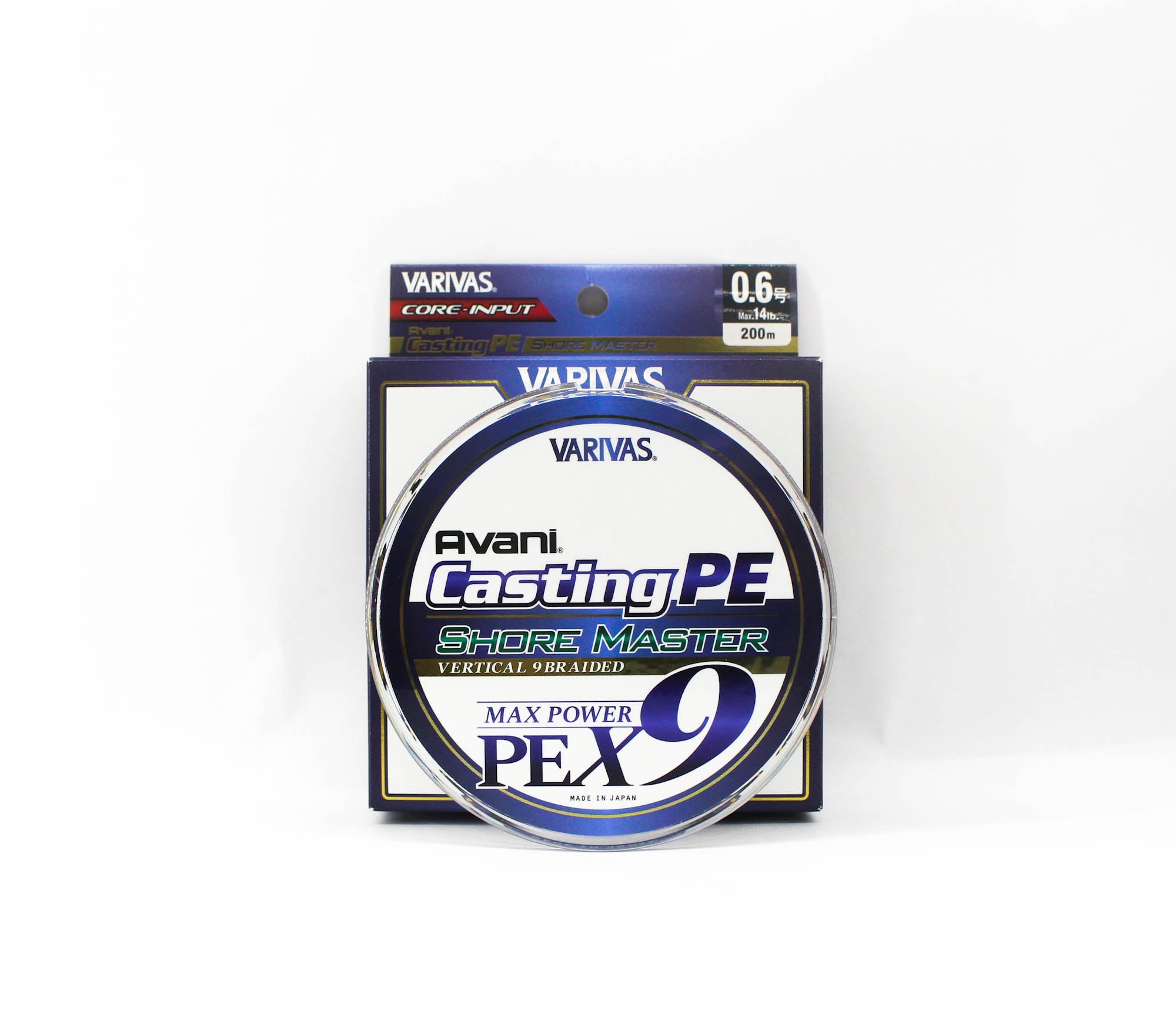 Varivas P.E Line Avani Shore Master Casting X9 200m P.E 0.6 14lb (0846)