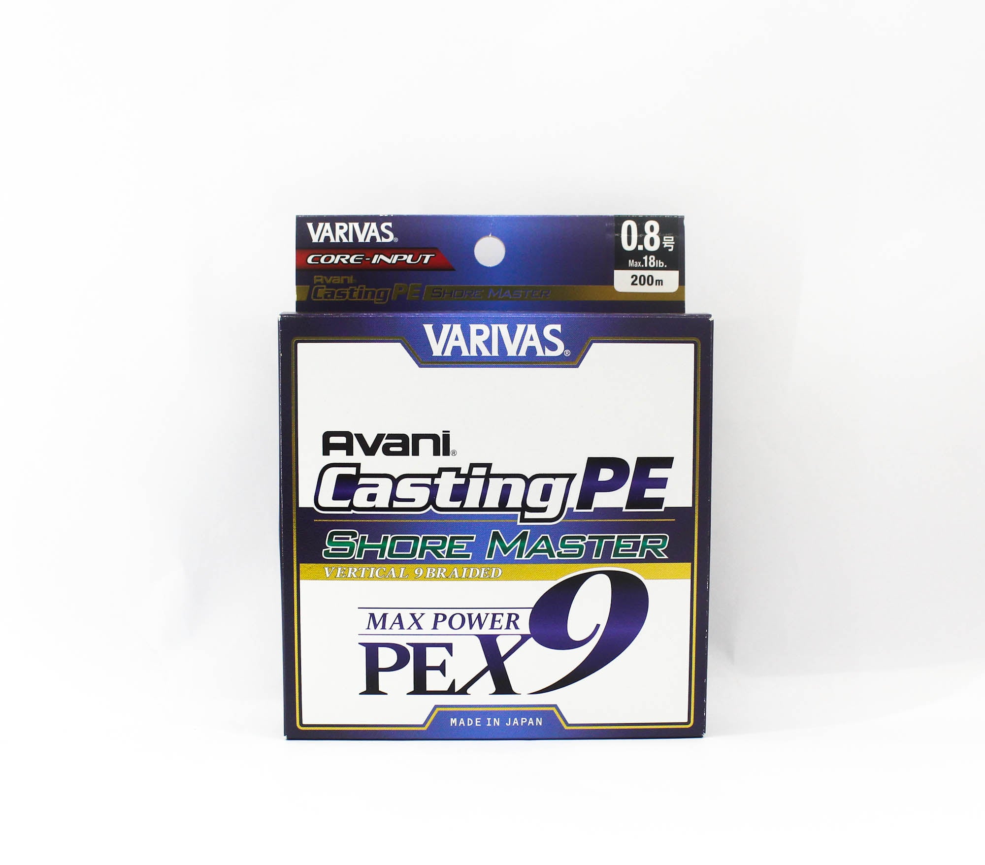 Varivas P.E Line Avani Shore Master Casting X9 200m P.E 0.8 18lb (0853)