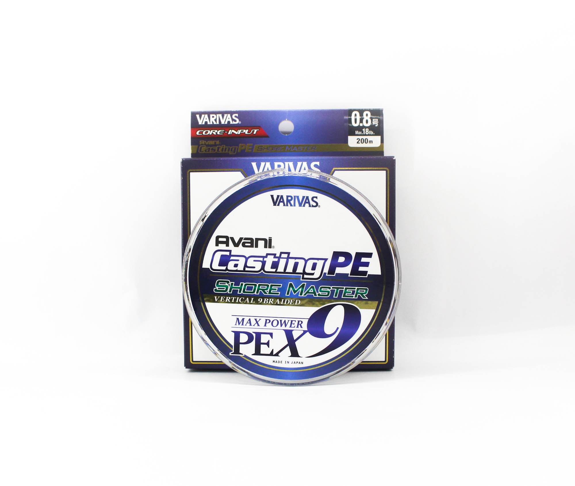Varivas P.E Line Avani Shore Master Casting X9 200m P.E 0.8 18lb (0853)