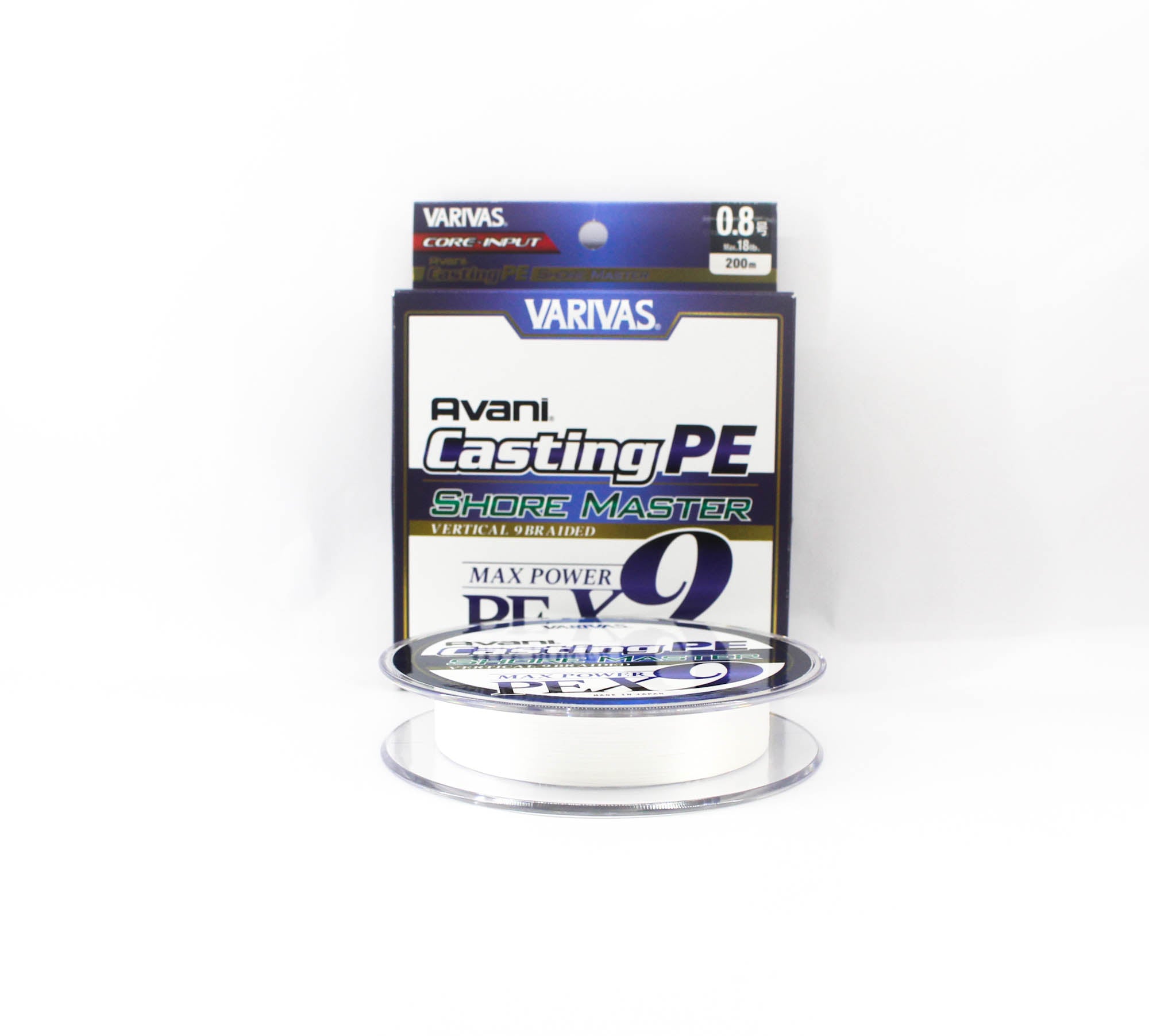 Varivas P.E Line Avani Shore Master Casting X9 200m P.E 0.8 18lb (0853)