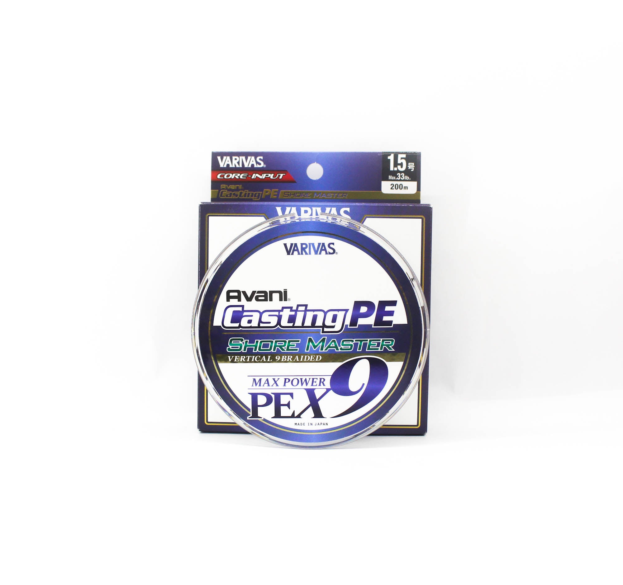 Varivas P.E Line Avani Shore Master Casting X9 200m P.E 1.5 33lb (0884)