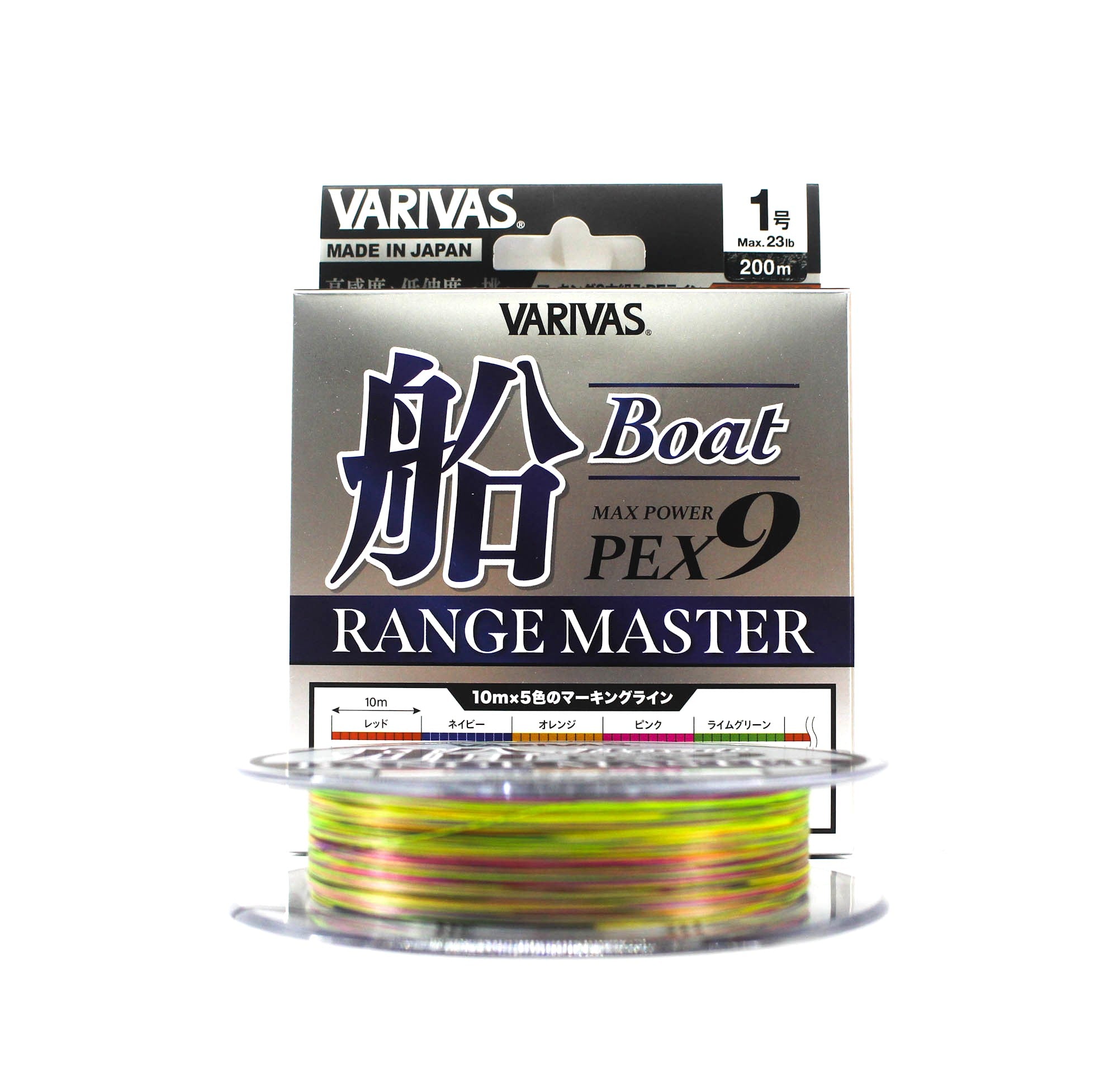 Varivas P.E Line Max Power X9 Range Master Fune 200m P.E 1 (1201)