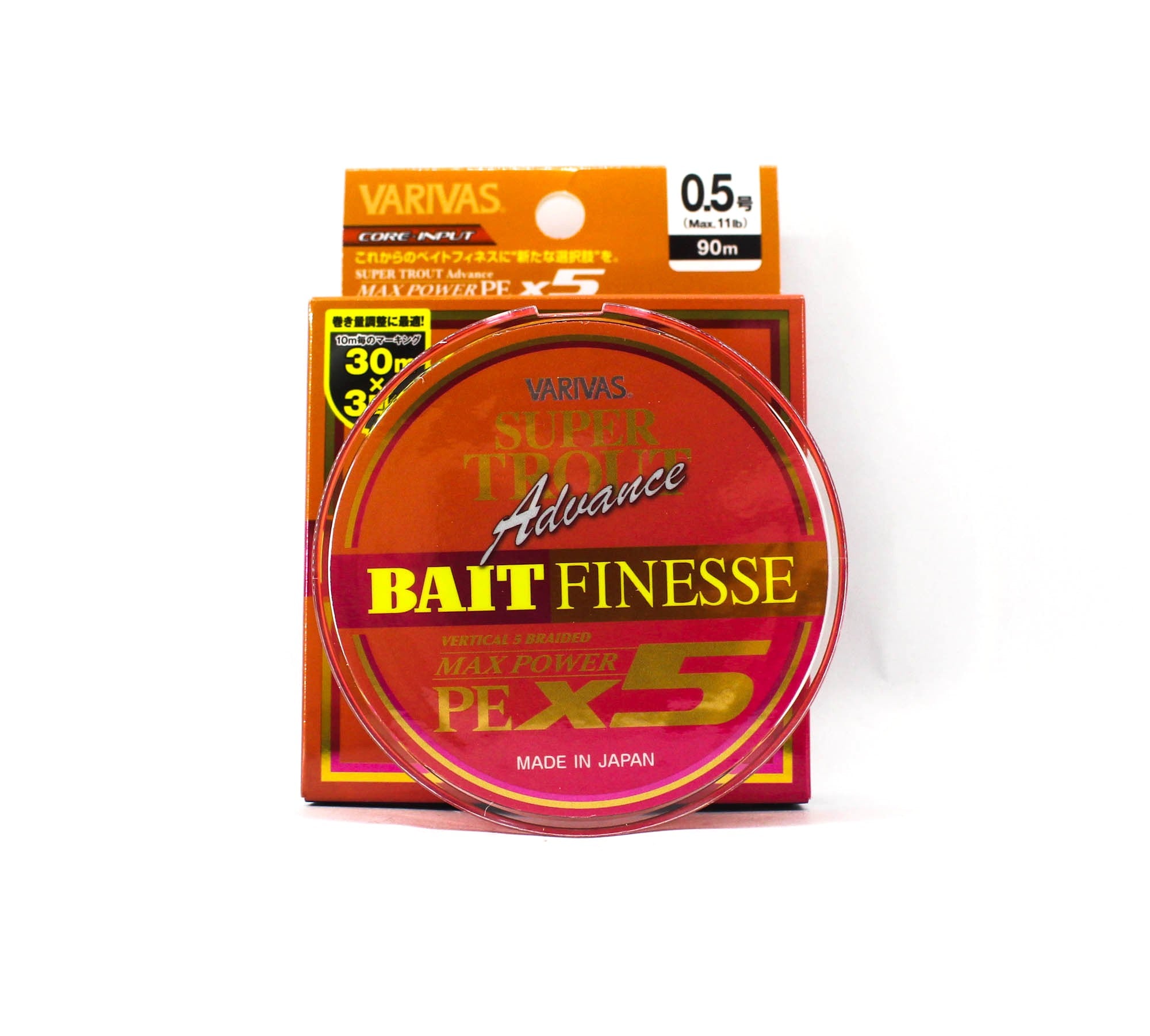 Varivas P.E Line Super Trout Advance Bait Finesse X5 90m P.E 0.5 (1539)