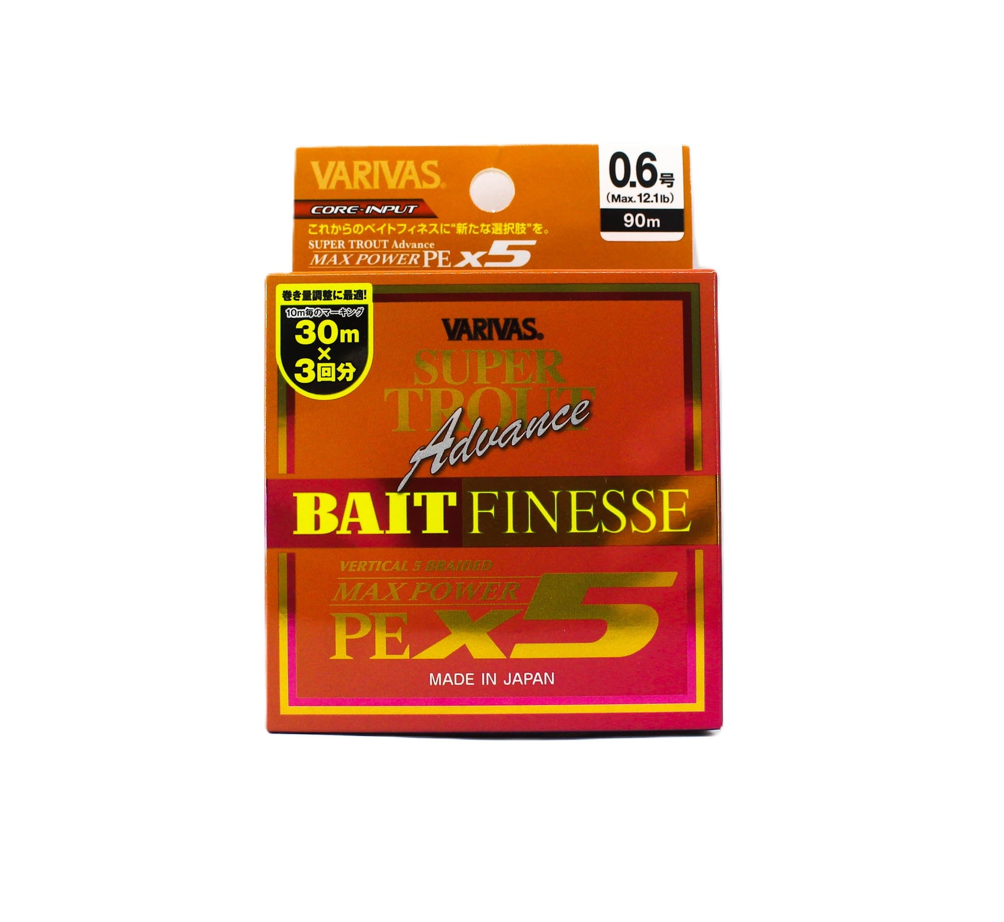 Varivas P.E Line Super Trout Advance Bait Finesse X5 90m P.E 0.6 (1546)