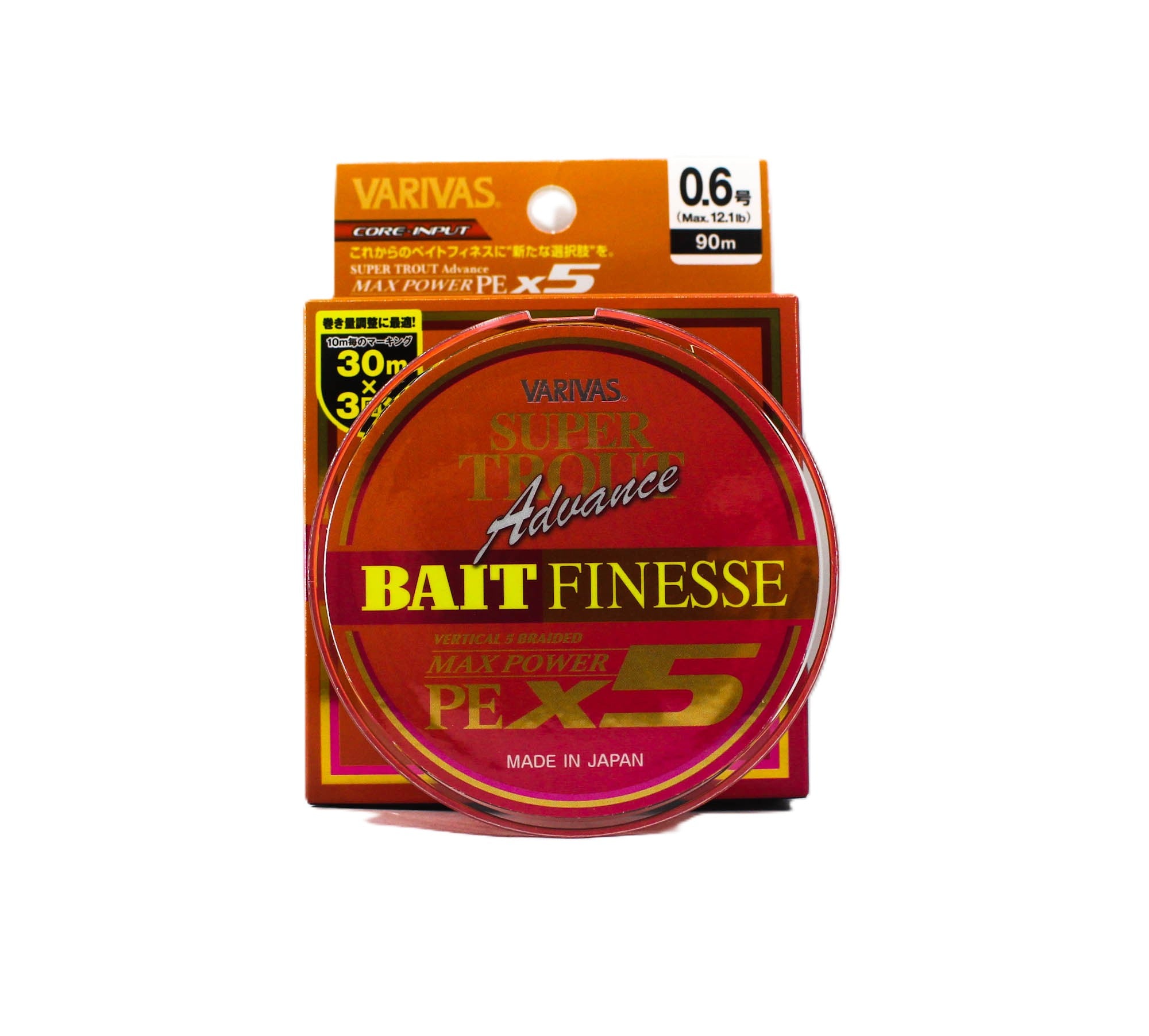 Varivas P.E Line Super Trout Advance Bait Finesse X5 90m P.E 0.6 (1546)
