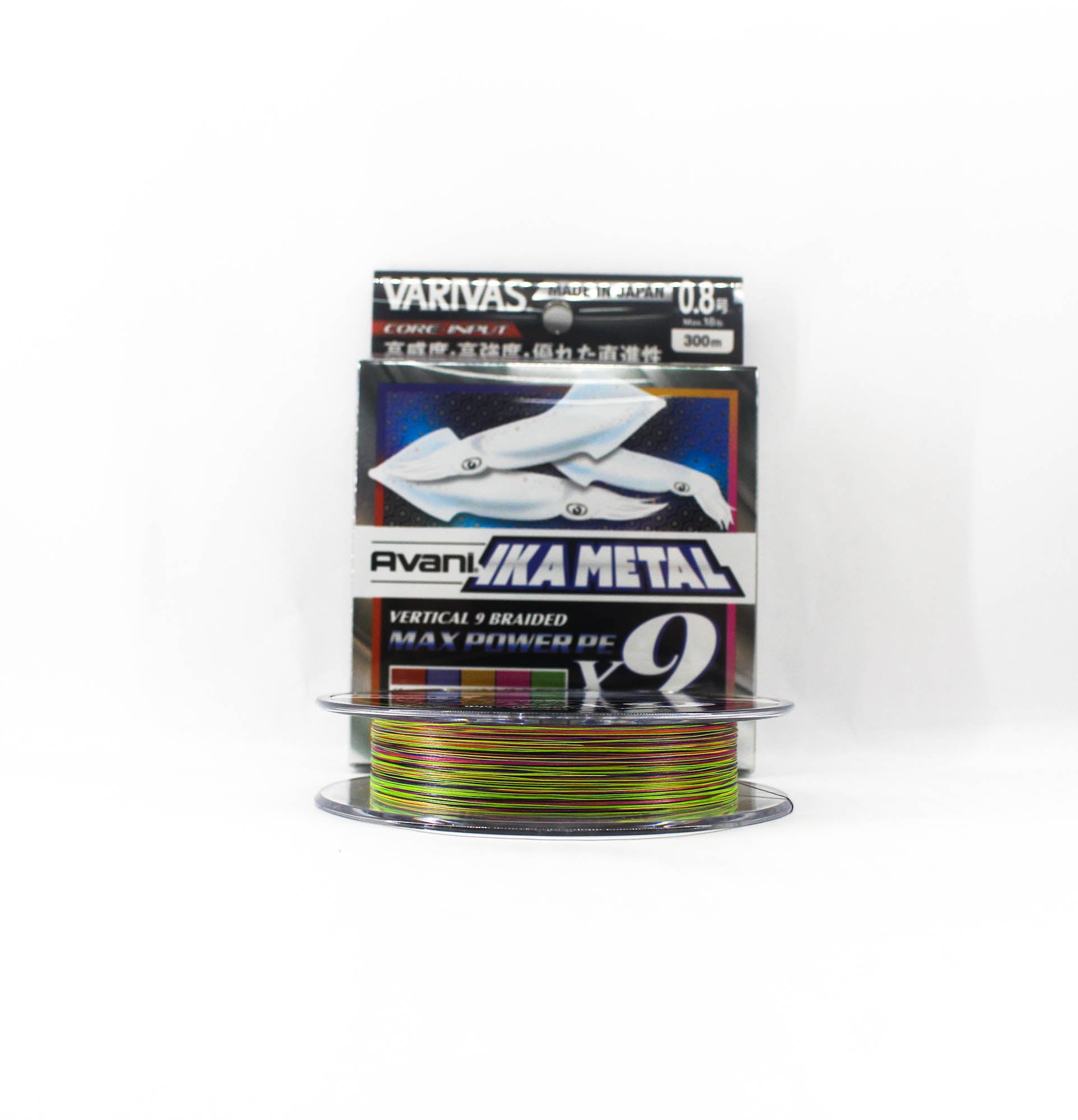 Varivas P.E Line Ika Metal Max Power X9 Marking 300m P.E 0.8 Max 18lb (1683)