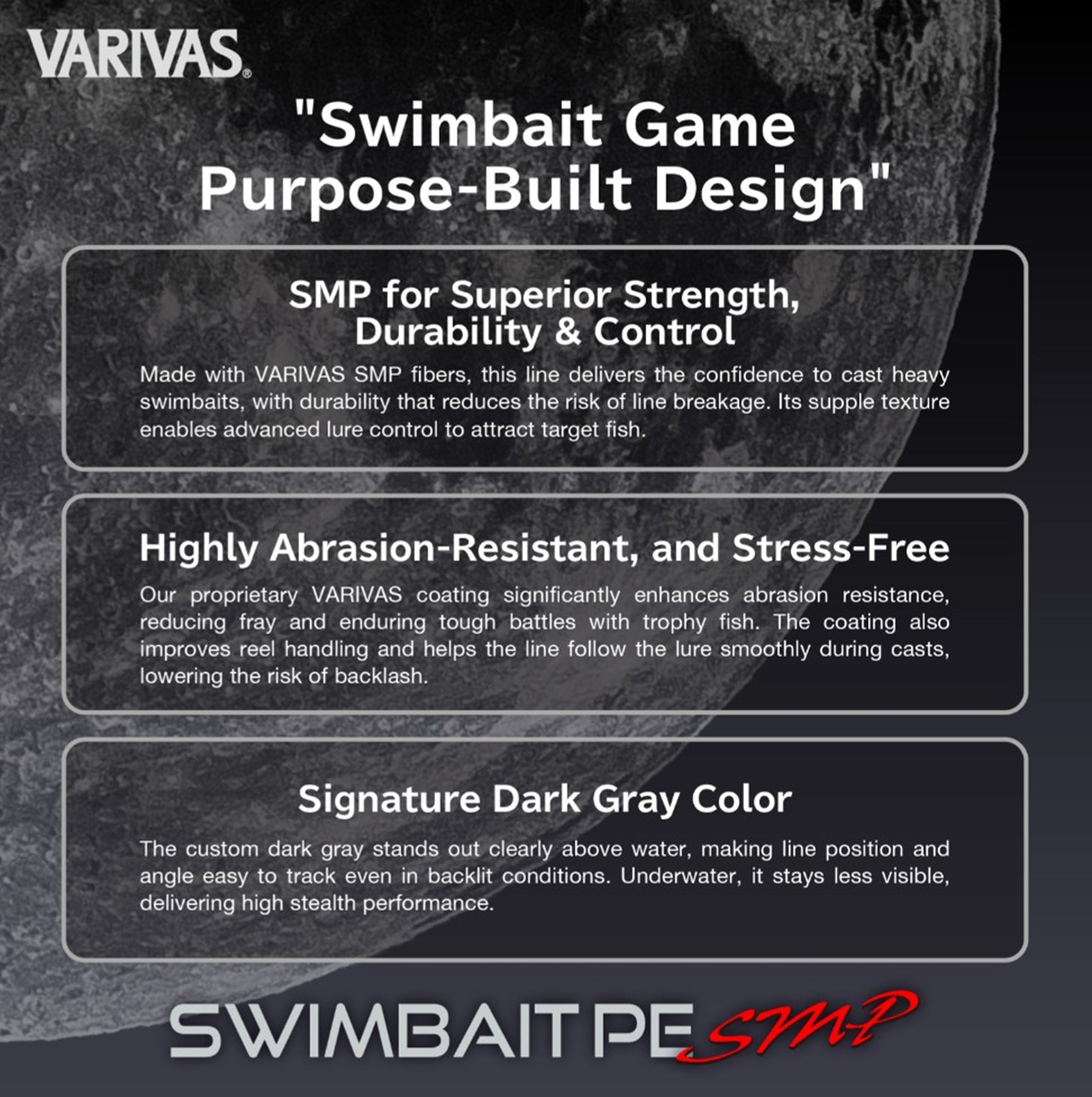 Varivas P.E Swim Bait SMP X8 100m P.E 3 50lb (1713)