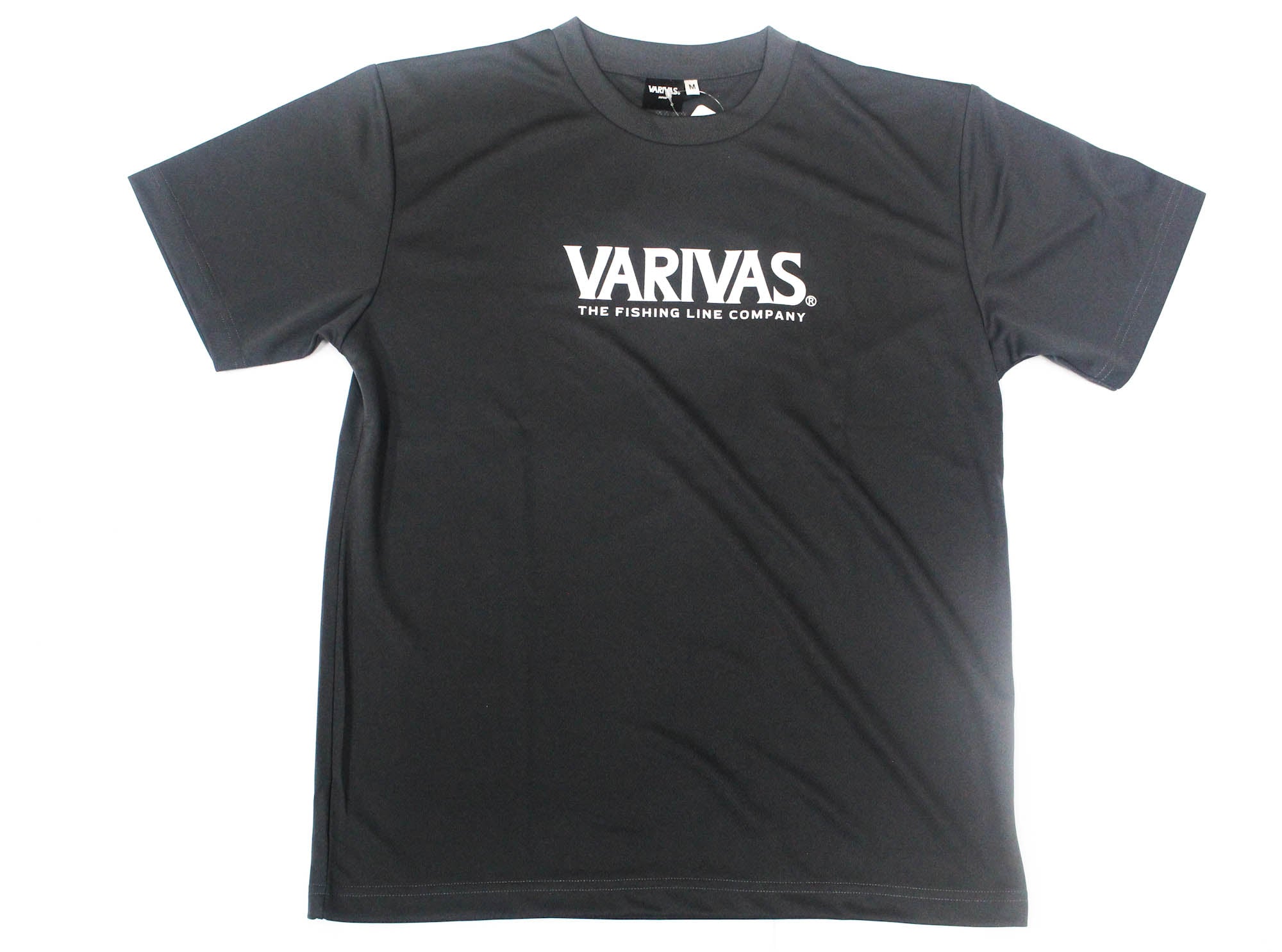 Varivas VAT-50 T-Shirt Dry Fit Short Sleeve Dark Gray Size L (1836)