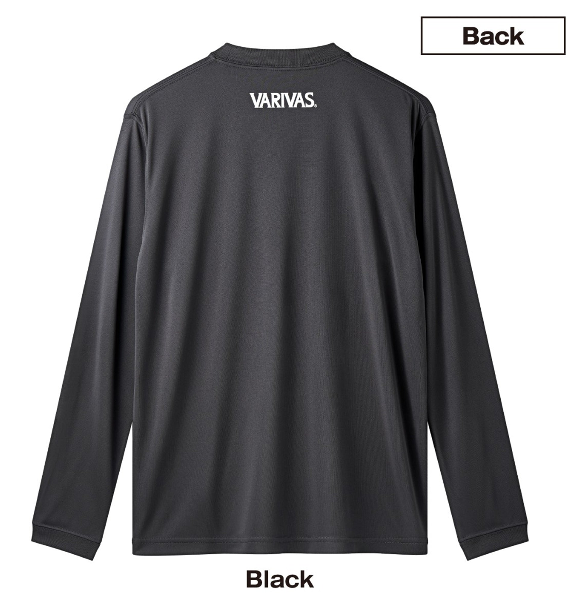 Varivas VAT-51 T-Shirt Dry Fit Long Sleeve Black Size M (1867)