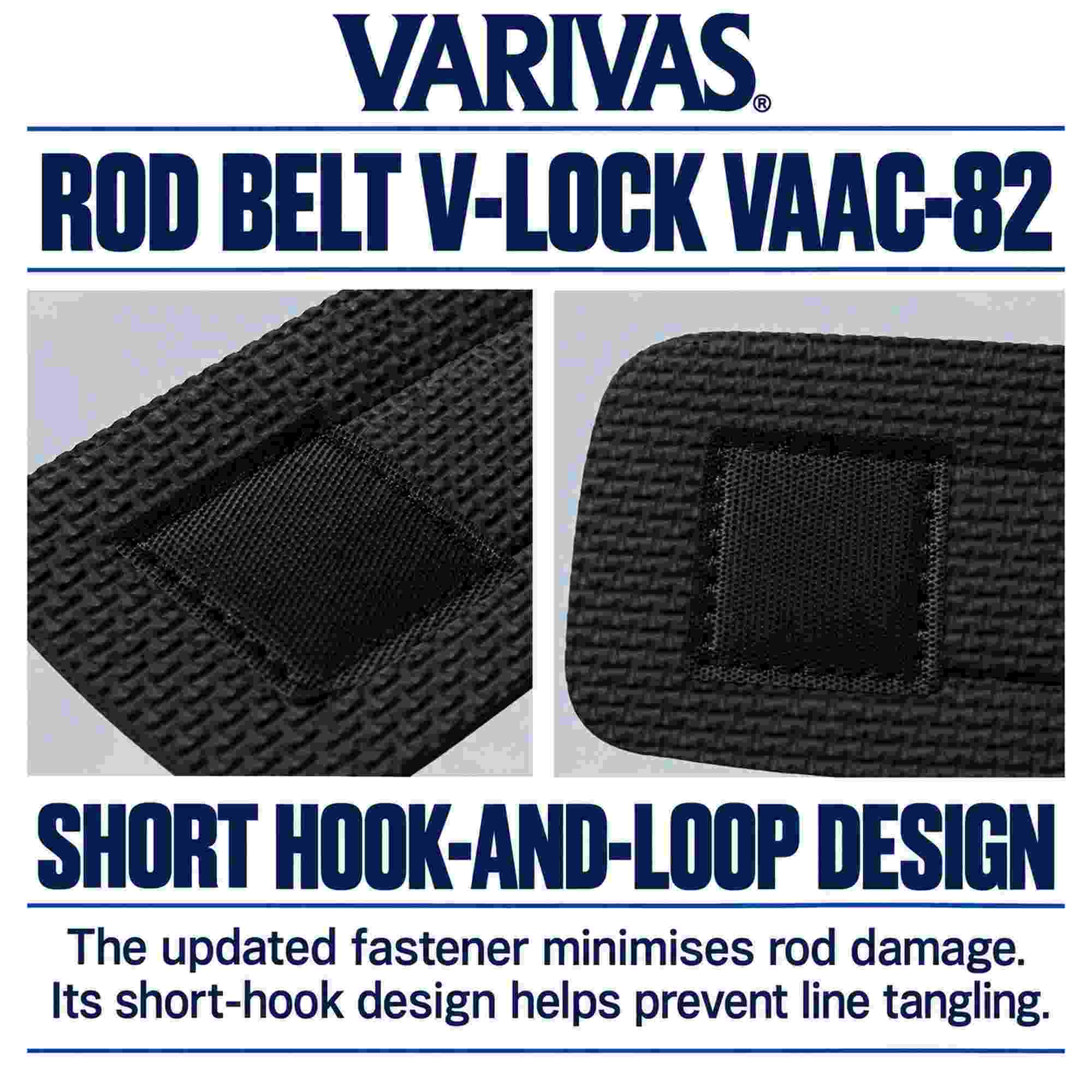 Varivas VAAC-82 Rod Belt V-LOCK Black Size S (1942)